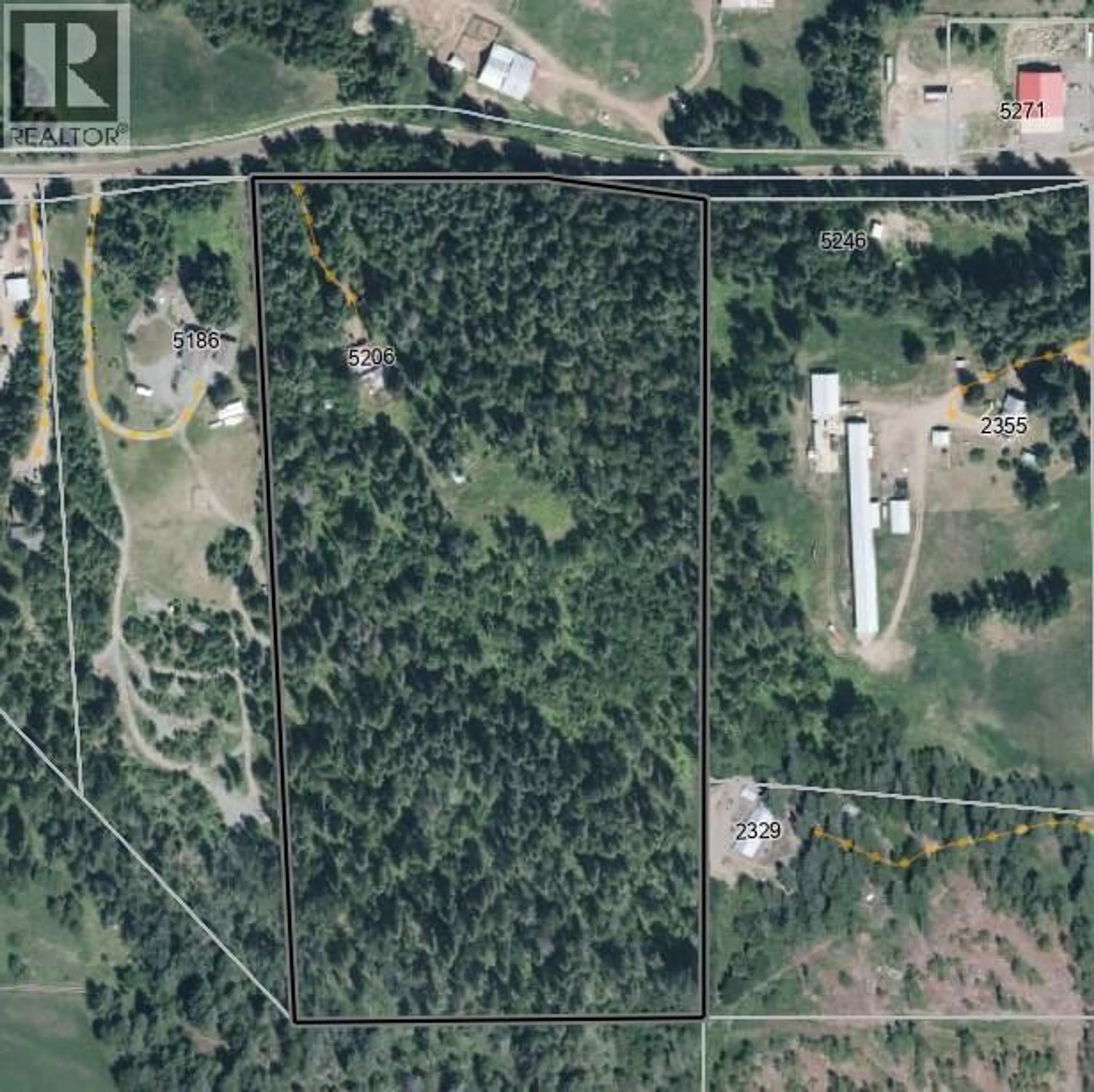 A pic from outside/outdoor area/front of a property/back of a property/a pic from drone, unknown for 5206 LINE 17 ROAD, Celista British Columbia V0E1M6
