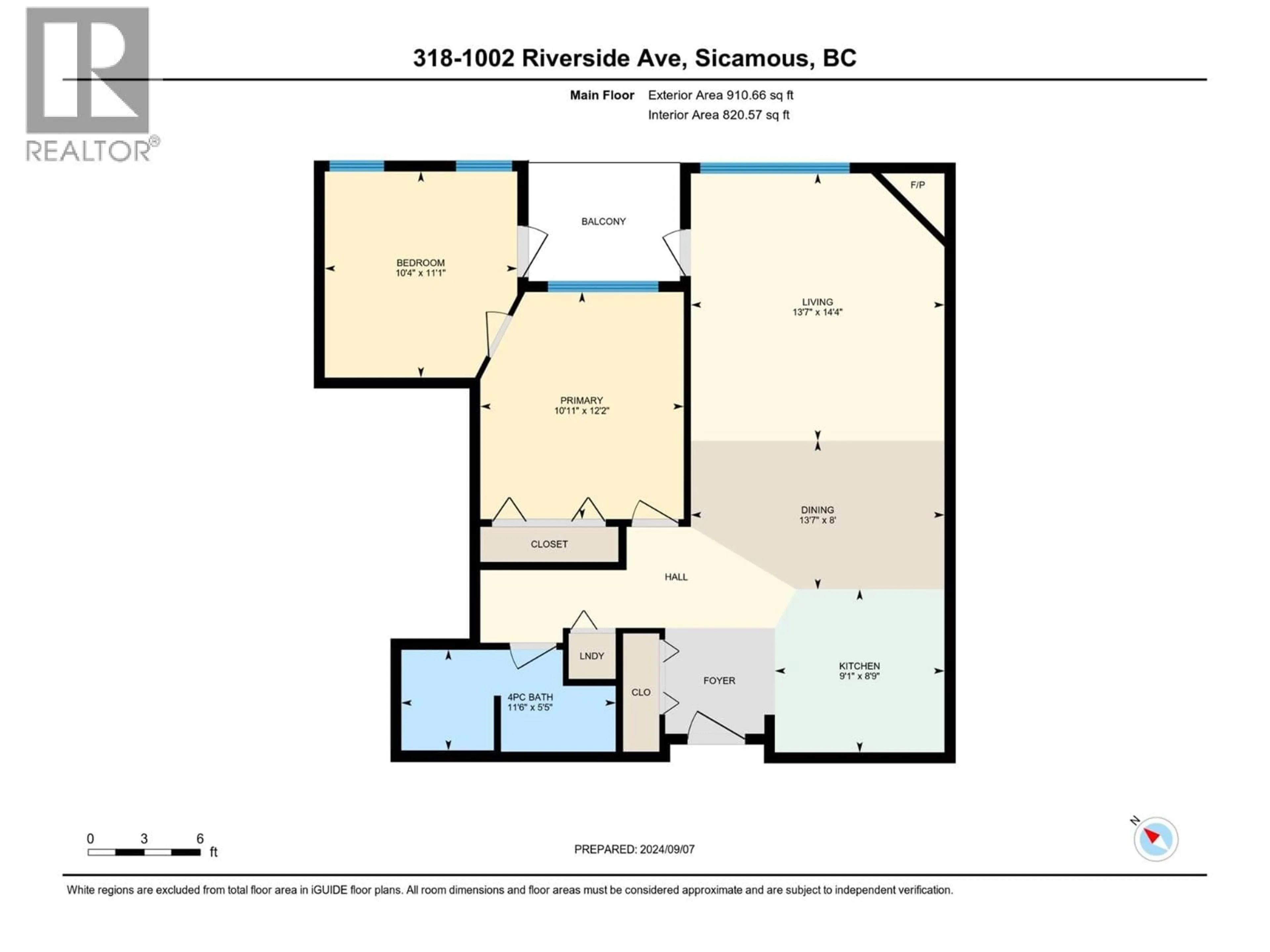 Floor plan for 318 - 1002 RIVERSIDE AVENUE, Sicamous British Columbia V0E2V0