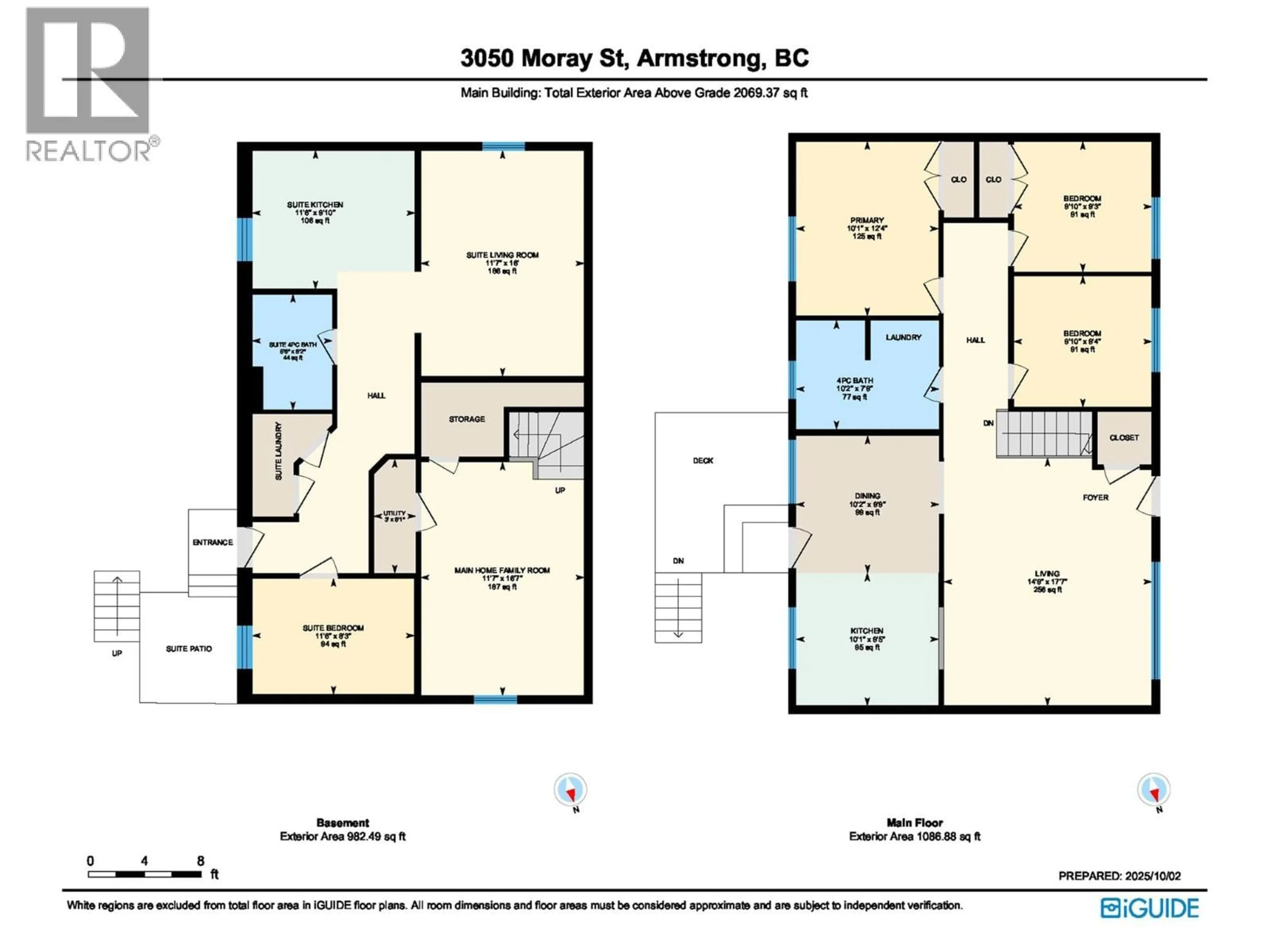 Floor plan for 3050 MORAY STREET, Armstrong British Columbia V0E1B1