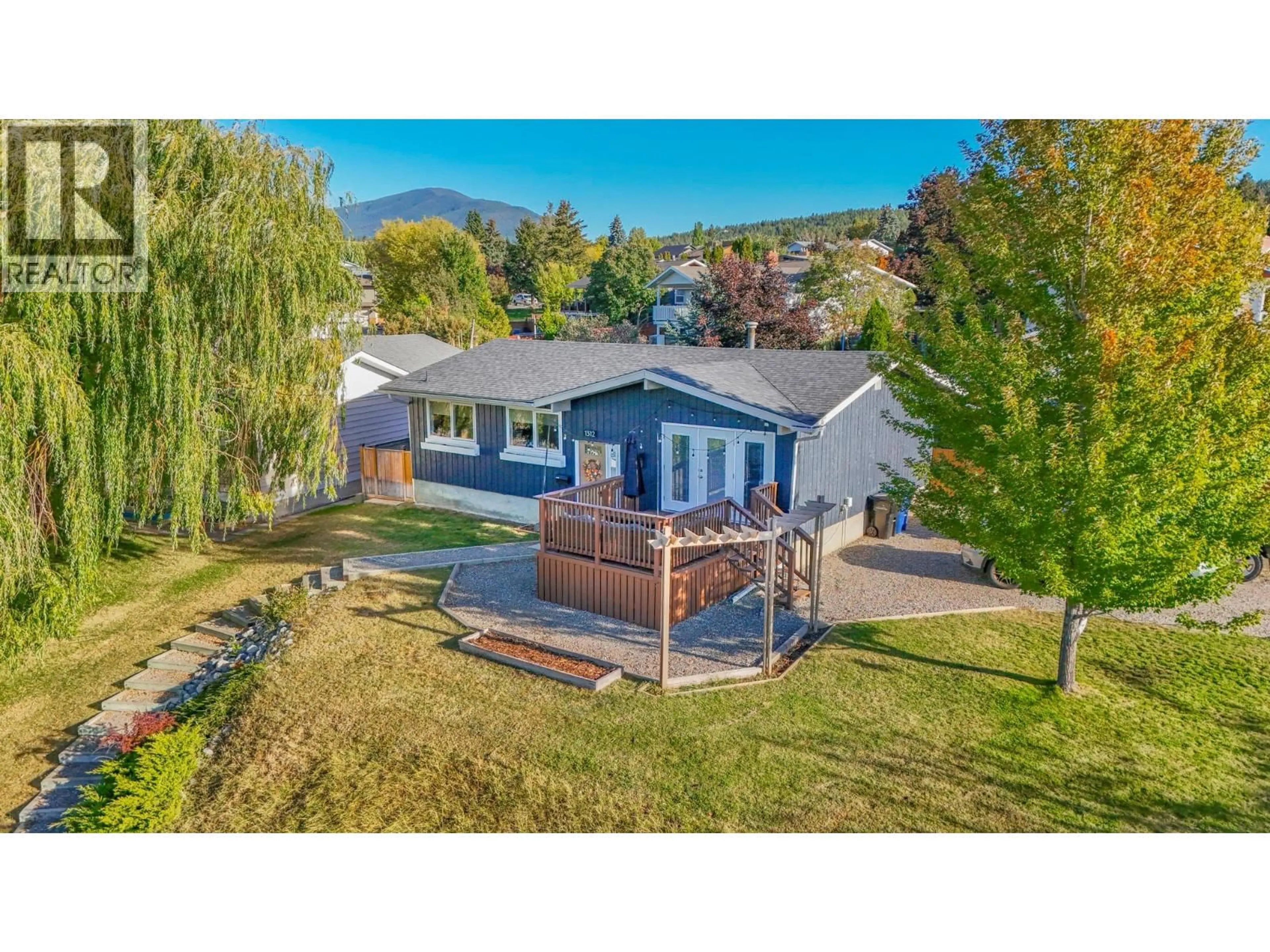 A pic from outside/outdoor area/front of a property/back of a property/a pic from drone, unknown for 1312 LARCH DRIVE SOUTH, Cranbrook British Columbia V1C2K2