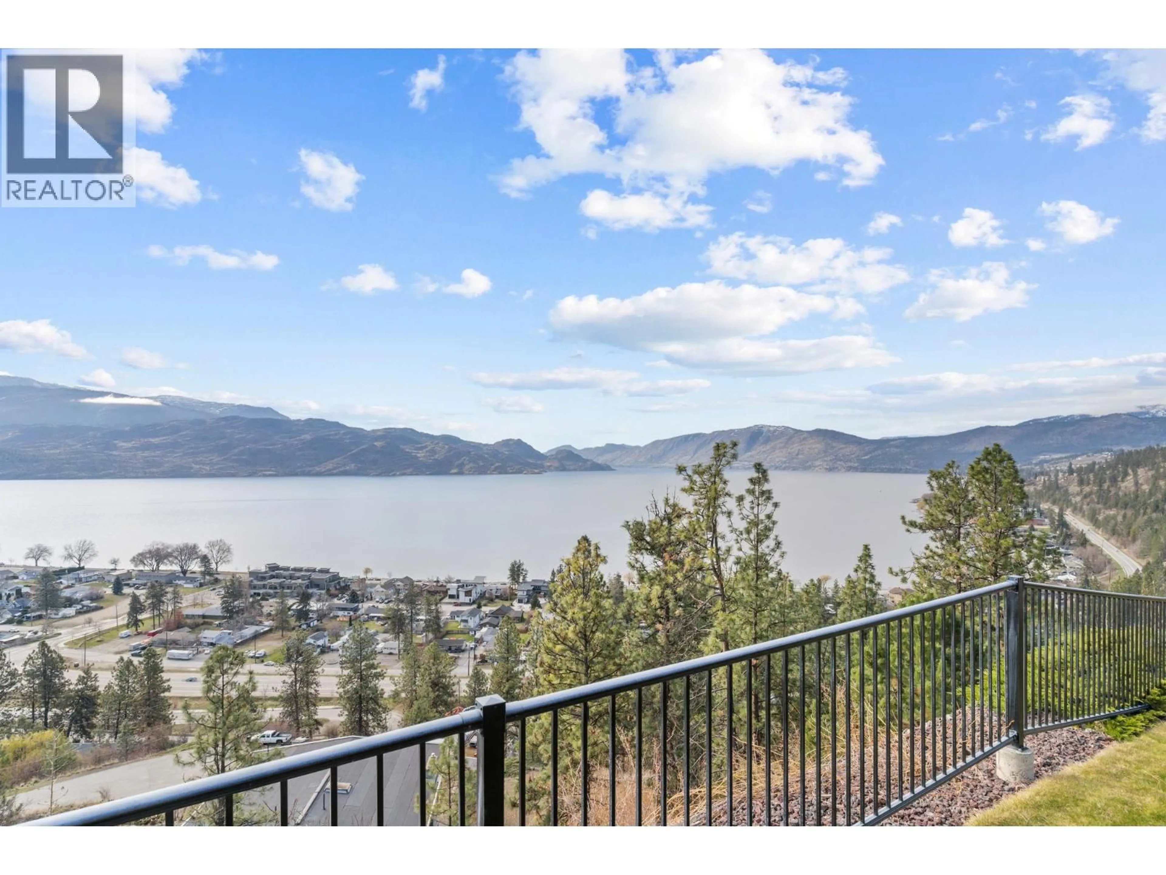 A pic from outside/outdoor area/front of a property/back of a property/a pic from drone, water/lake/river/ocean view for 108 - 4350 PONDEROSA DRIVE, Peachland British Columbia V0H1X5