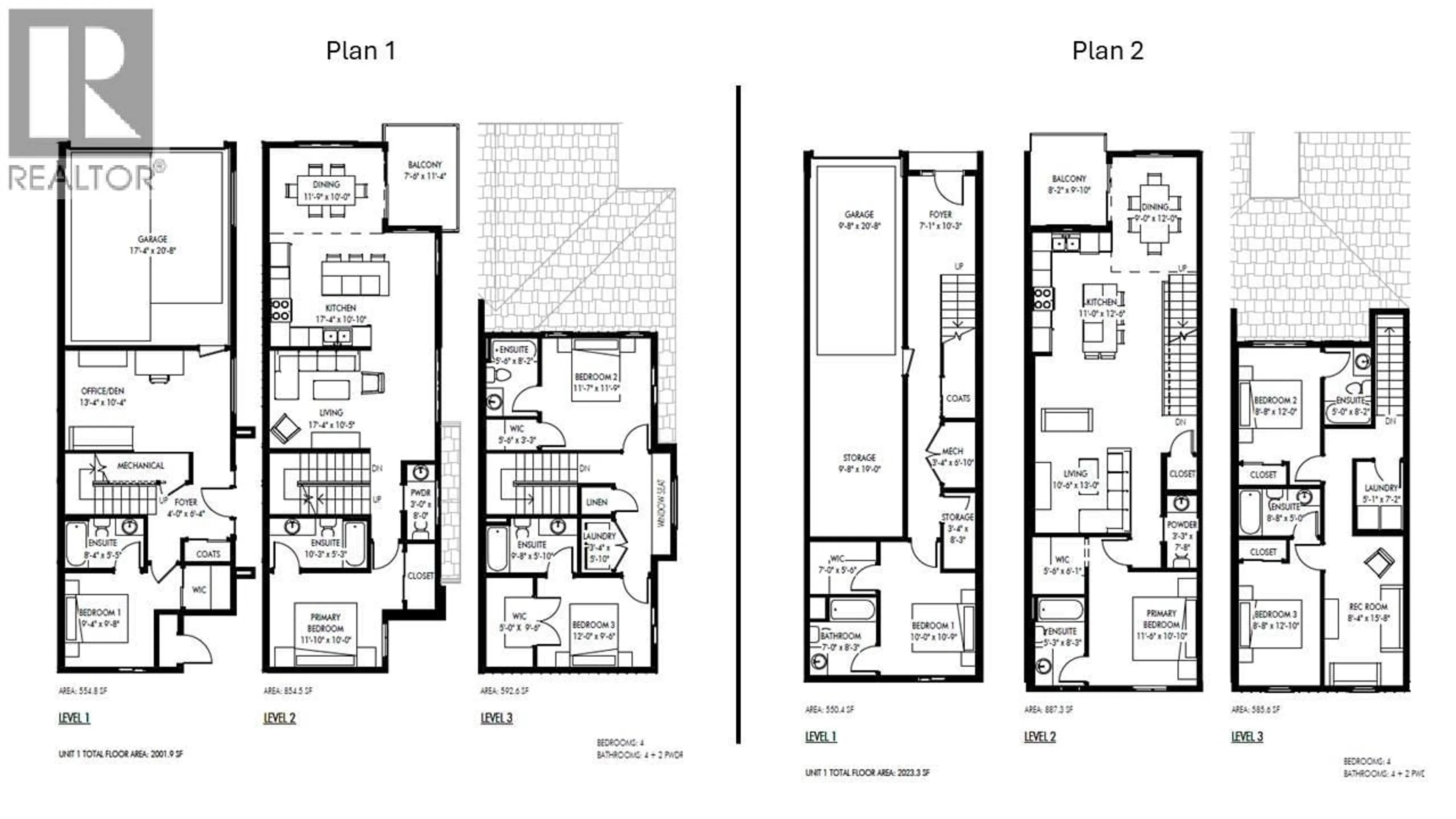 Floor plan for 4 - 955 MITCHELL ROAD, Kelowna British Columbia V1X3W7