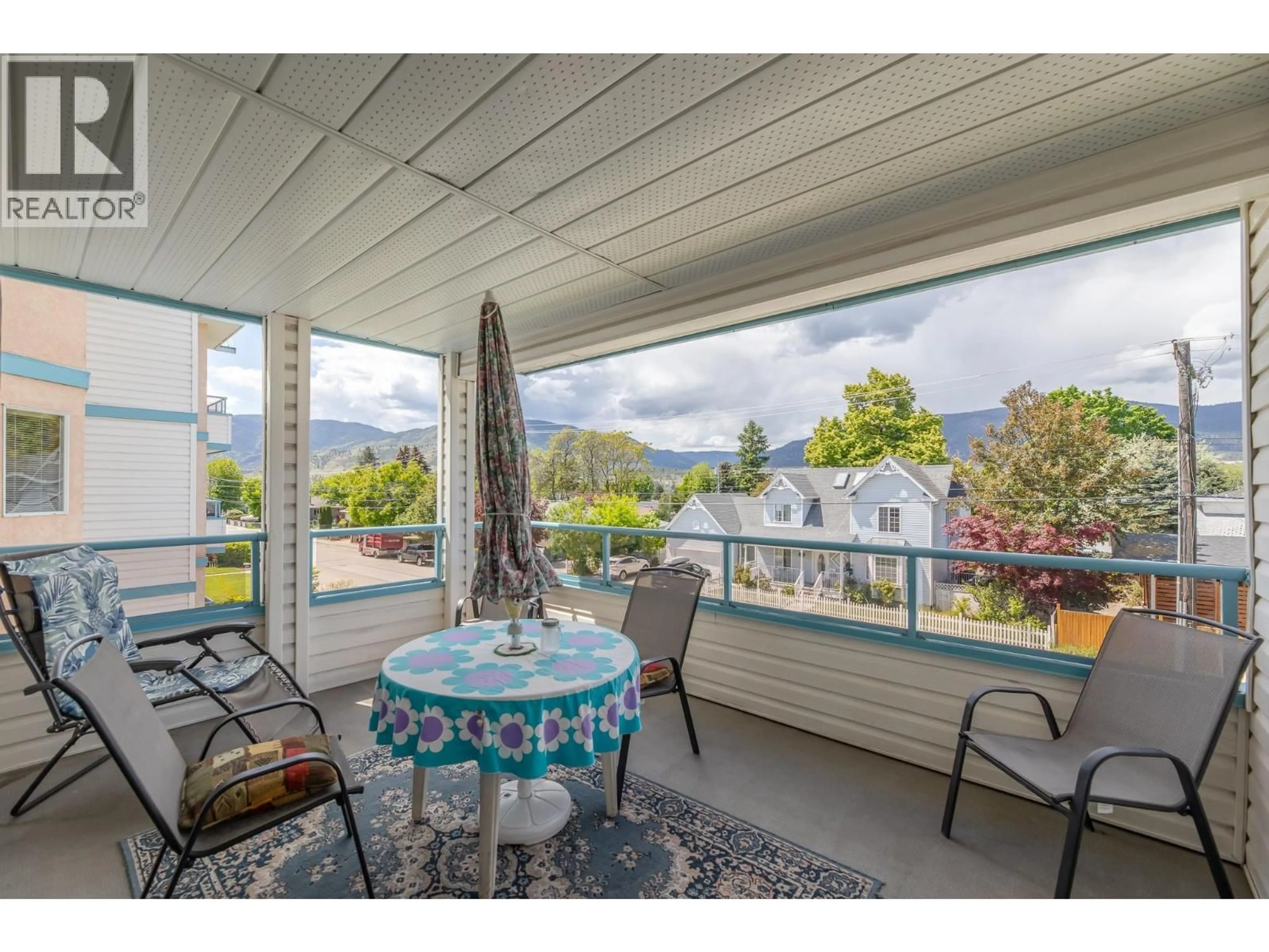 Patio, water/lake/river/ocean view for 206 - 920 ARGYLE STREET, Penticton British Columbia V2A5P2