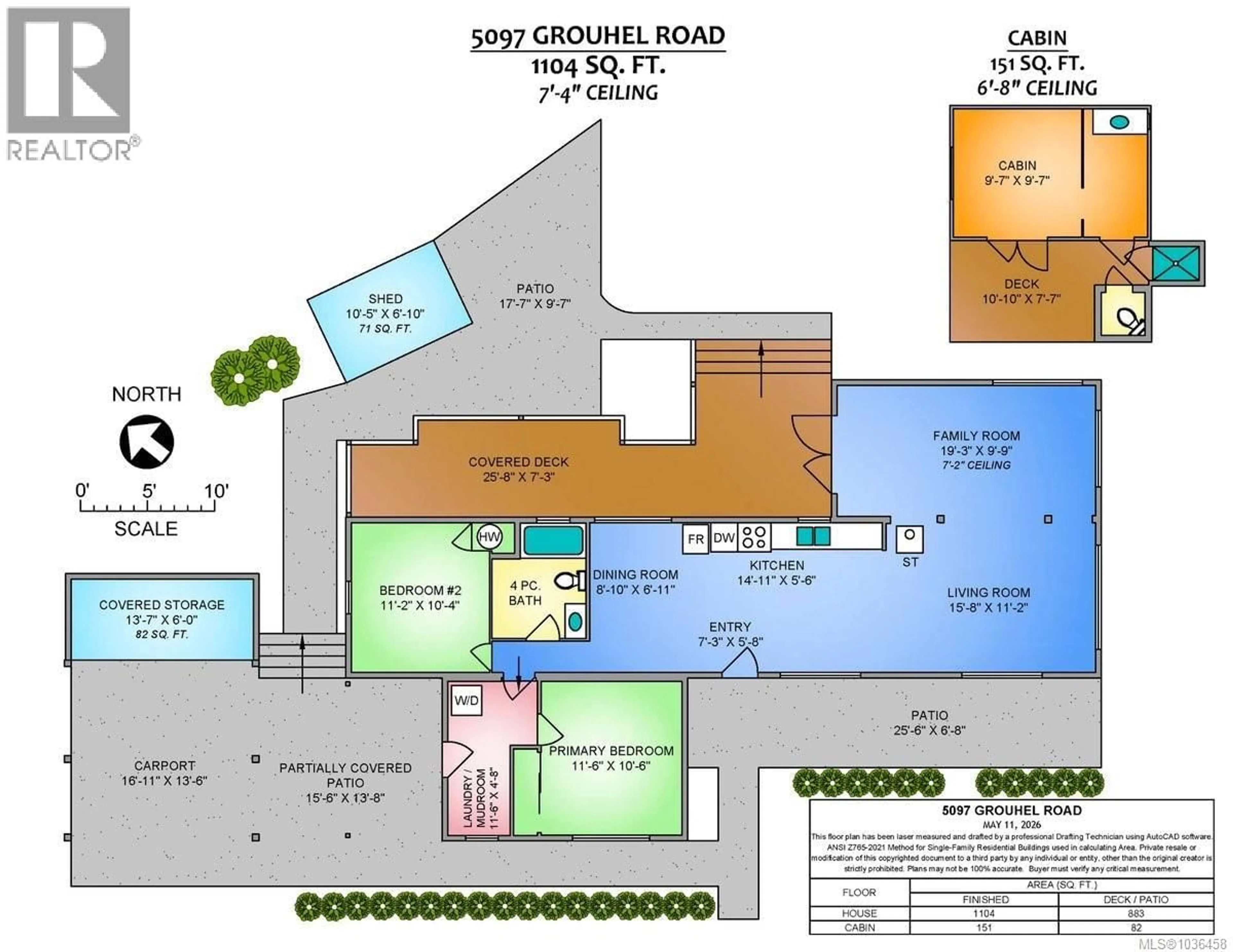Floor plan for 5097 GROUHEL ROAD, Ladysmith British Columbia V9G1J4