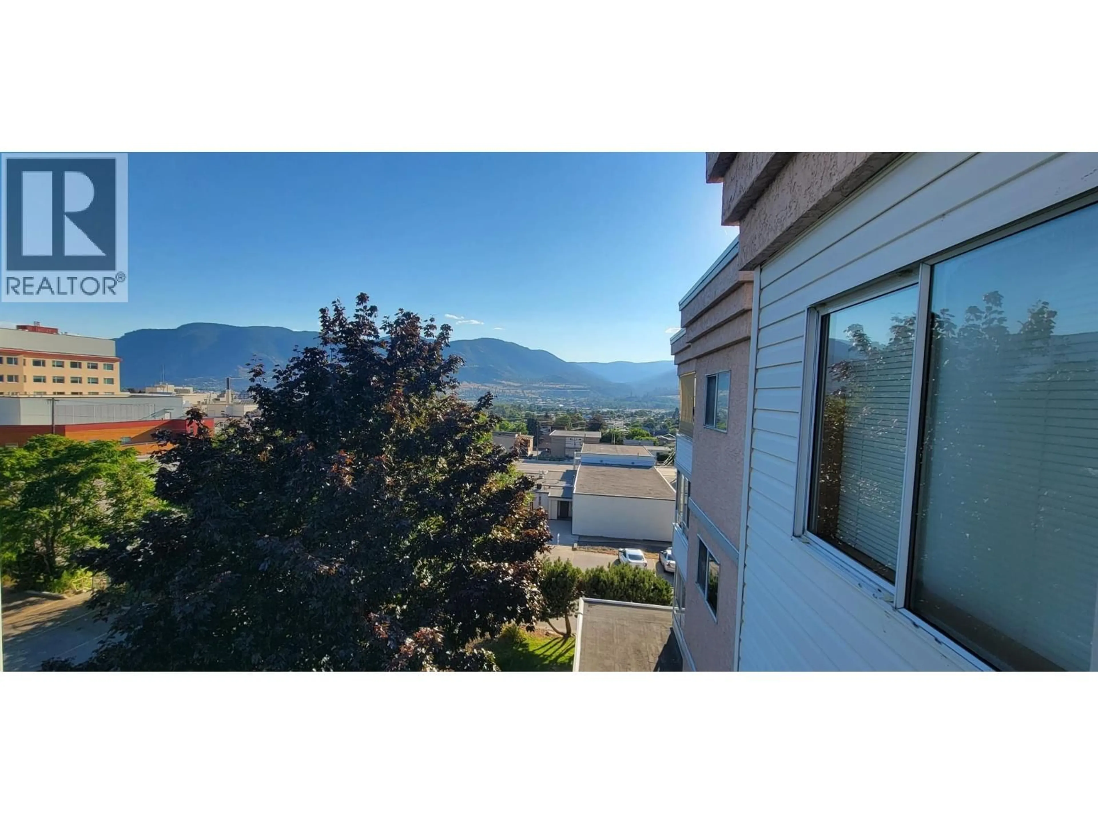 A pic from outside/outdoor area/front of a property/back of a property/a pic from drone, mountain view for 311 - 1445 HALIFAX STREET, Penticton British Columbia V2A8M8