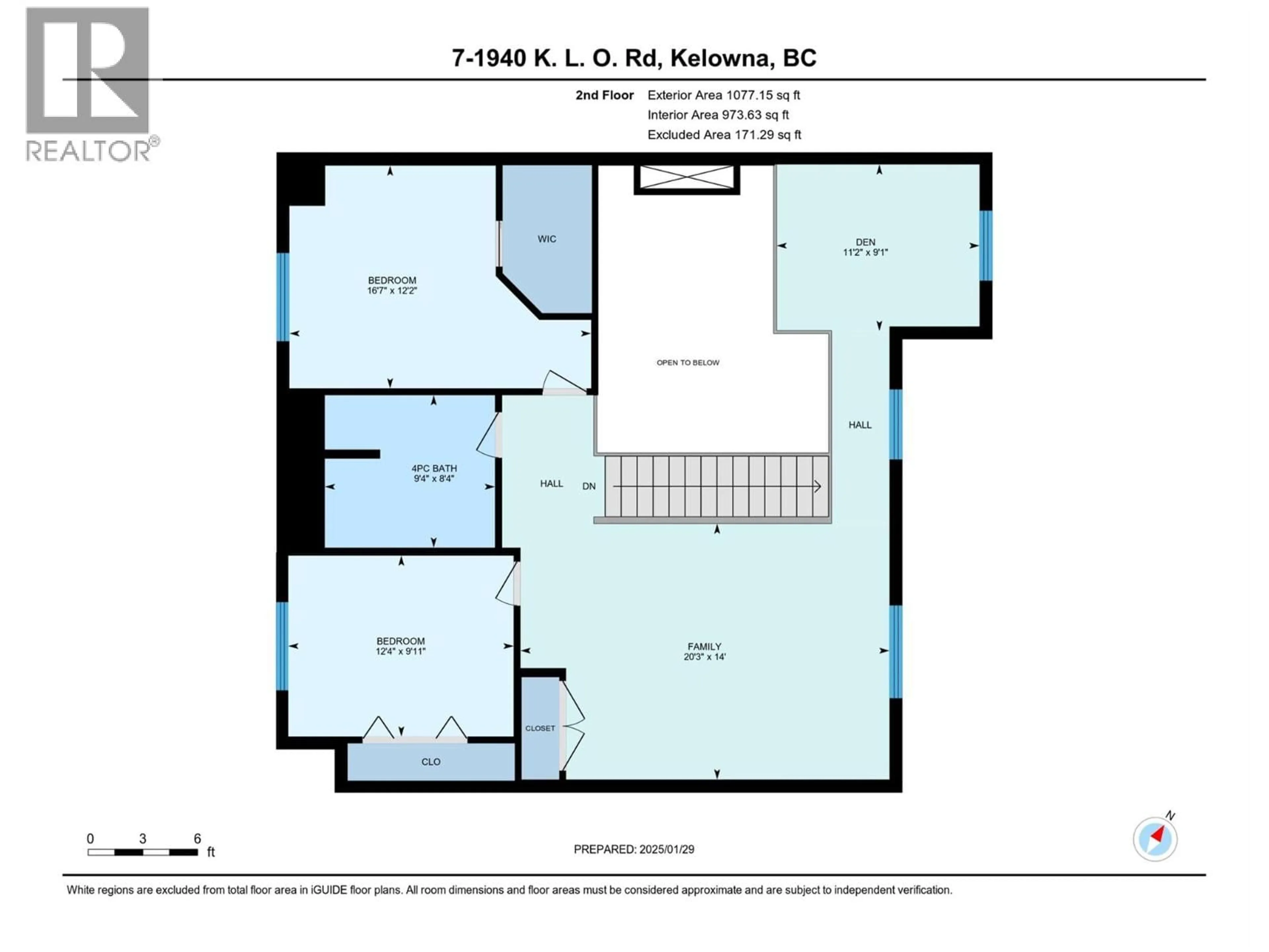 Floor plan for 7 - 1940 KLO ROAD, Kelowna British Columbia V1W2H6