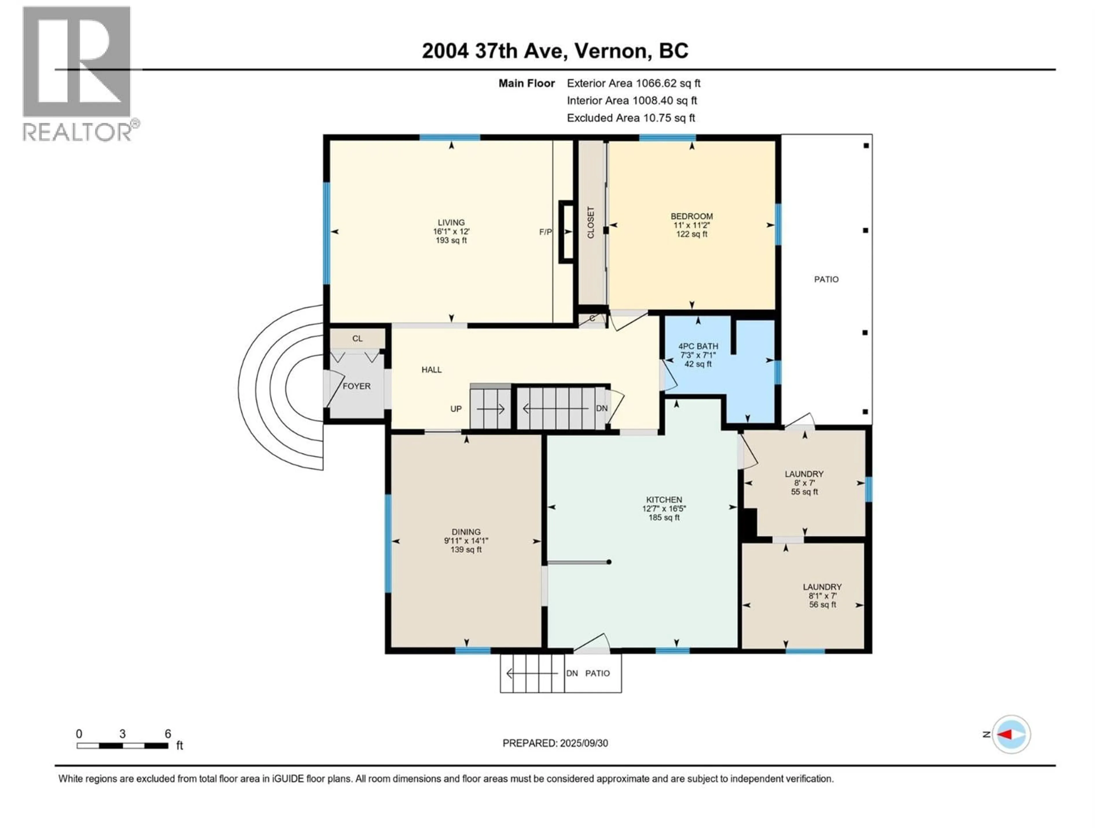 Floor plan for 2004 37 AVENUE, Vernon British Columbia V1T2X1