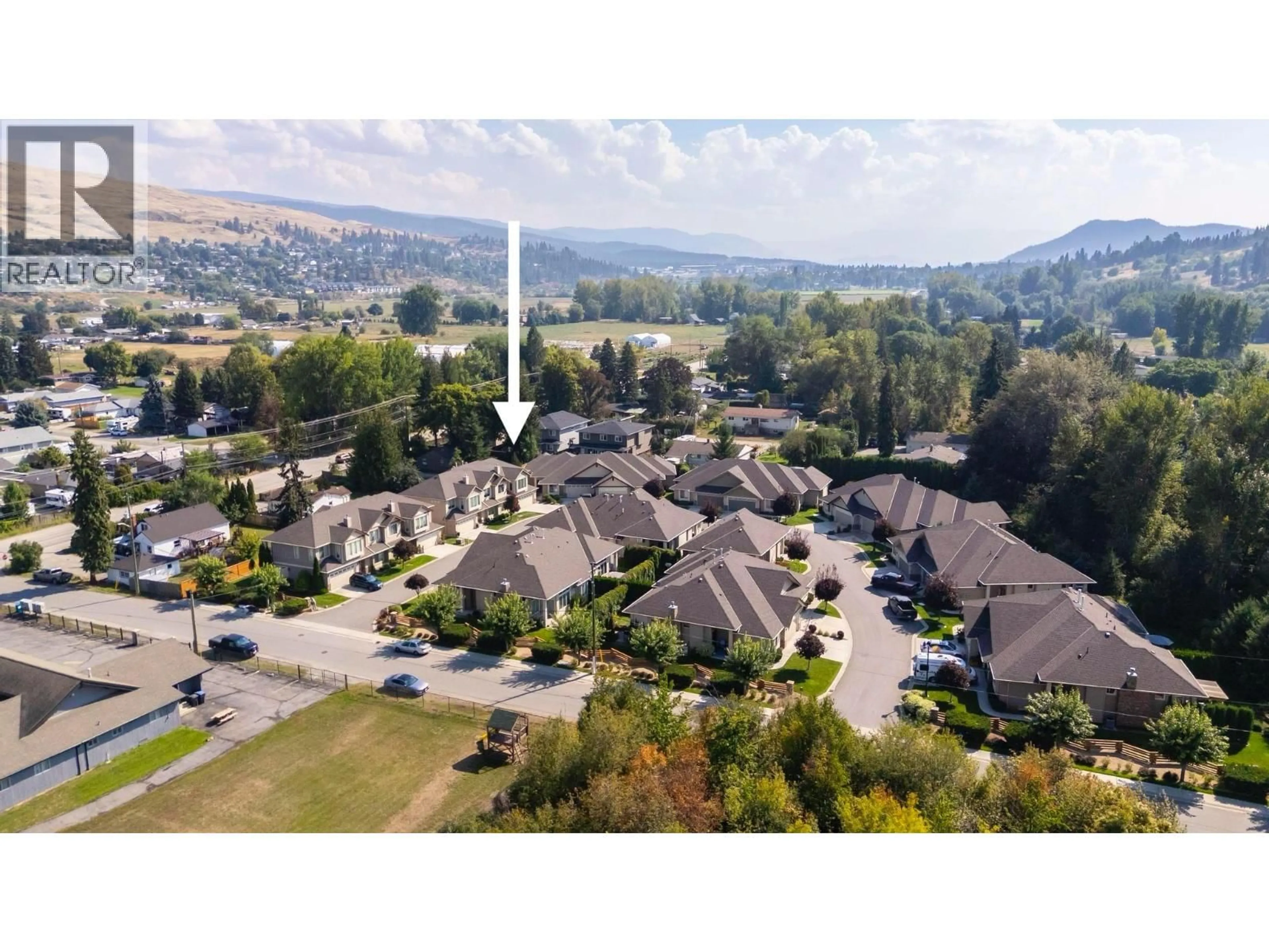 A pic from outside/outdoor area/front of a property/back of a property/a pic from drone, mountain view for 104 - 3155 REIMCHE ROAD, Lake Country British Columbia V4V1V4