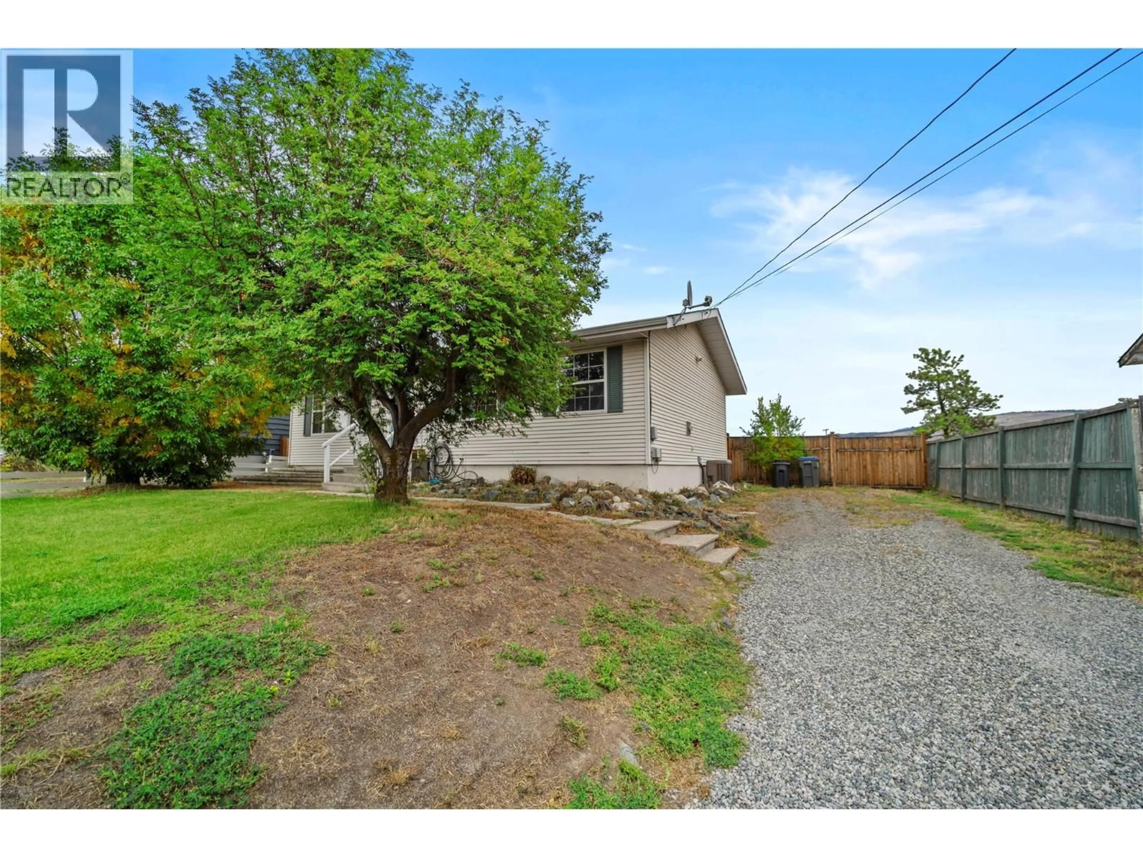 A pic from outside/outdoor area/front of a property/back of a property/a pic from drone, street for 1810 ARMSTRONG STREET, Merritt British Columbia V1K0B1
