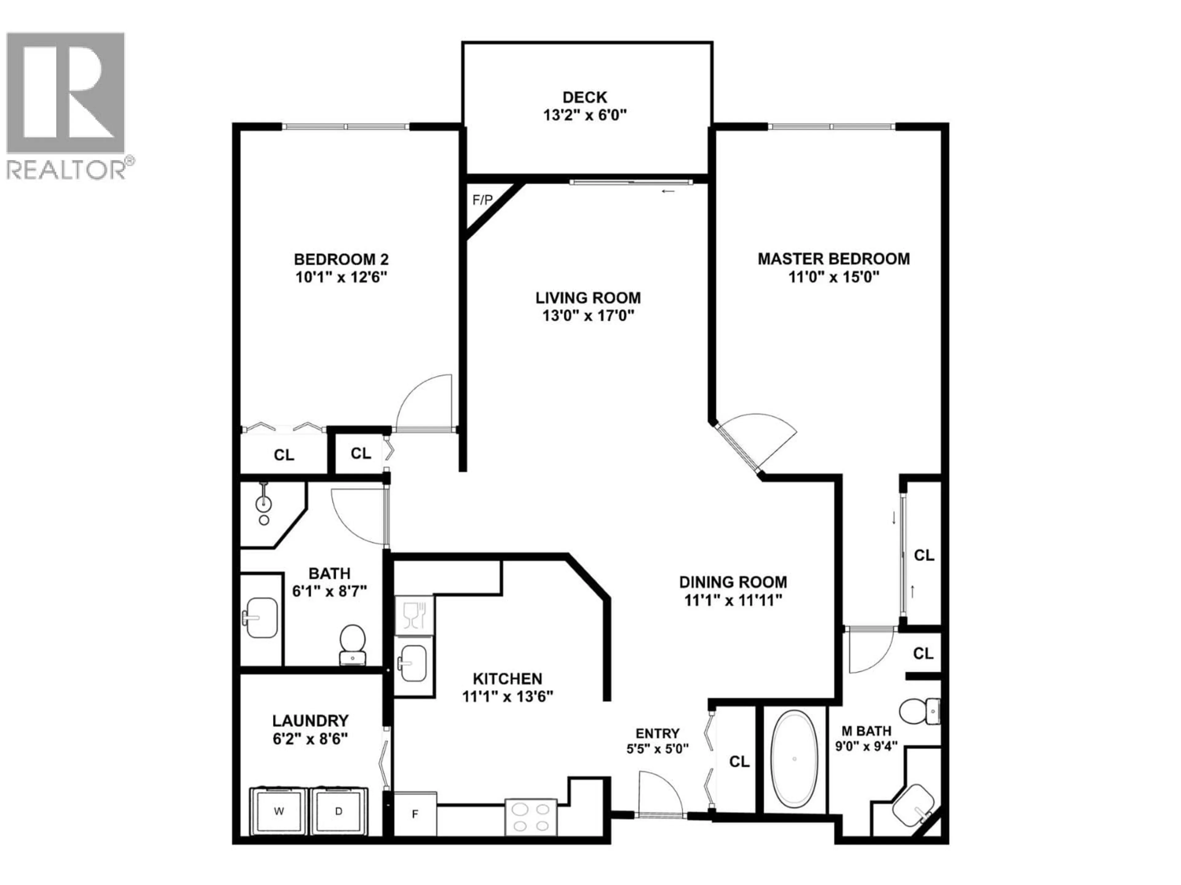 Floor plan for 406 - 303 WHITMAN ROAD, Kelowna British Columbia V1V2P3