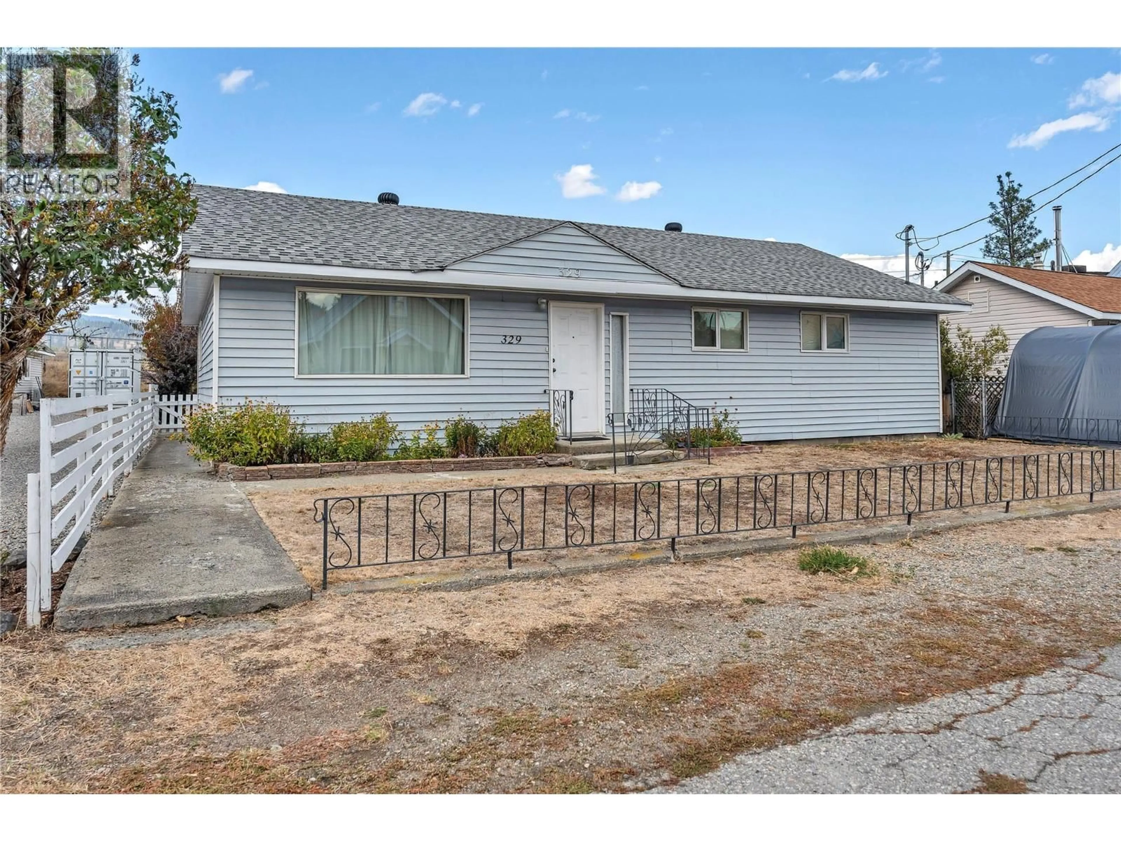 Home with vinyl exterior material, street for 329 BILLITER AVENUE, Princeton British Columbia V0X1W0