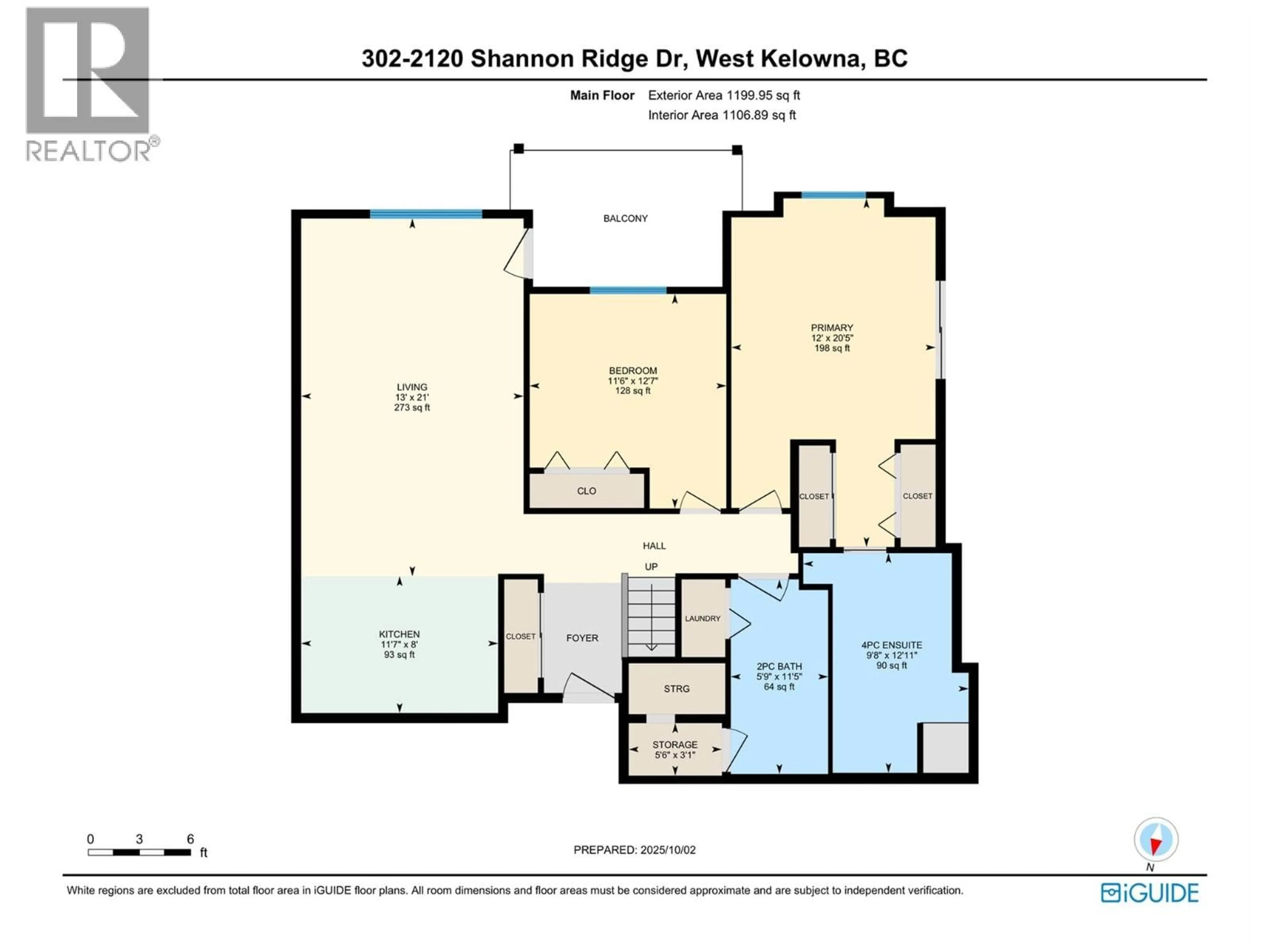 Floor plan for 302 - 2120 SHANNON RIDGE DRIVE, West Kelowna British Columbia V4T2Z3