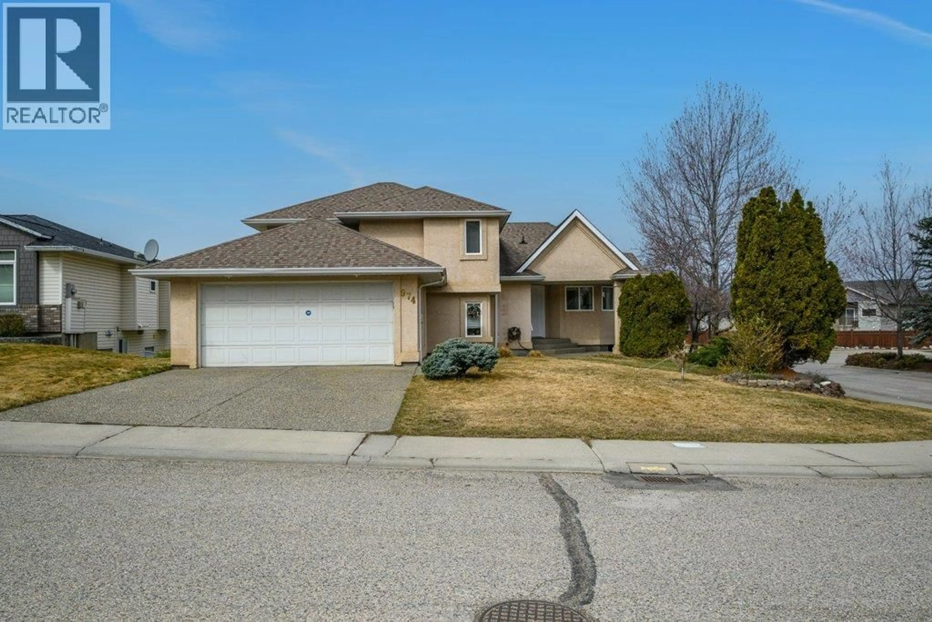 A pic from outside/outdoor area/front of a property/back of a property/a pic from drone, street for 974 MT. BEAVEN PLACE, Vernon British Columbia V1B2Y8
