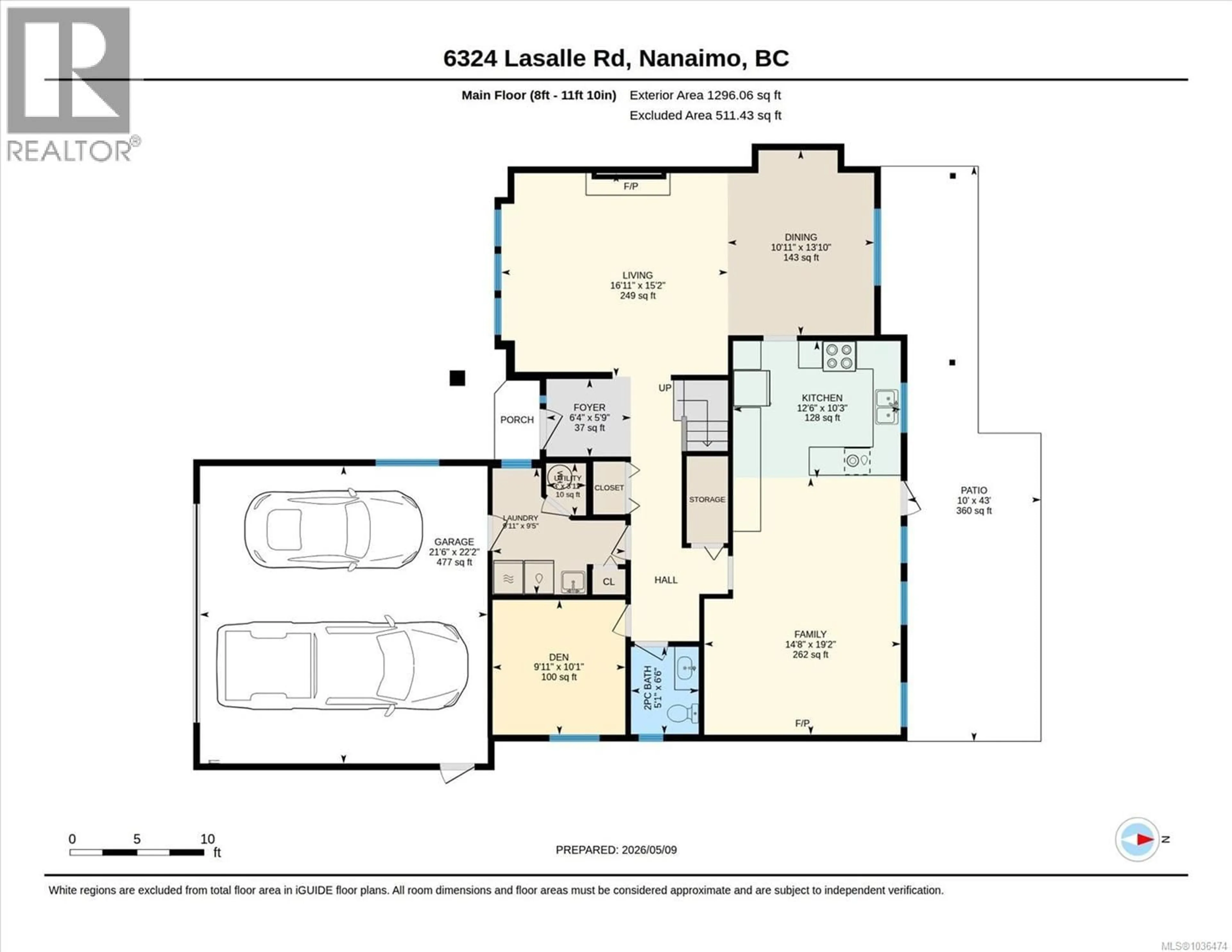 Floor plan for 6324 LASALLE ROAD, Nanaimo British Columbia V9V1N5