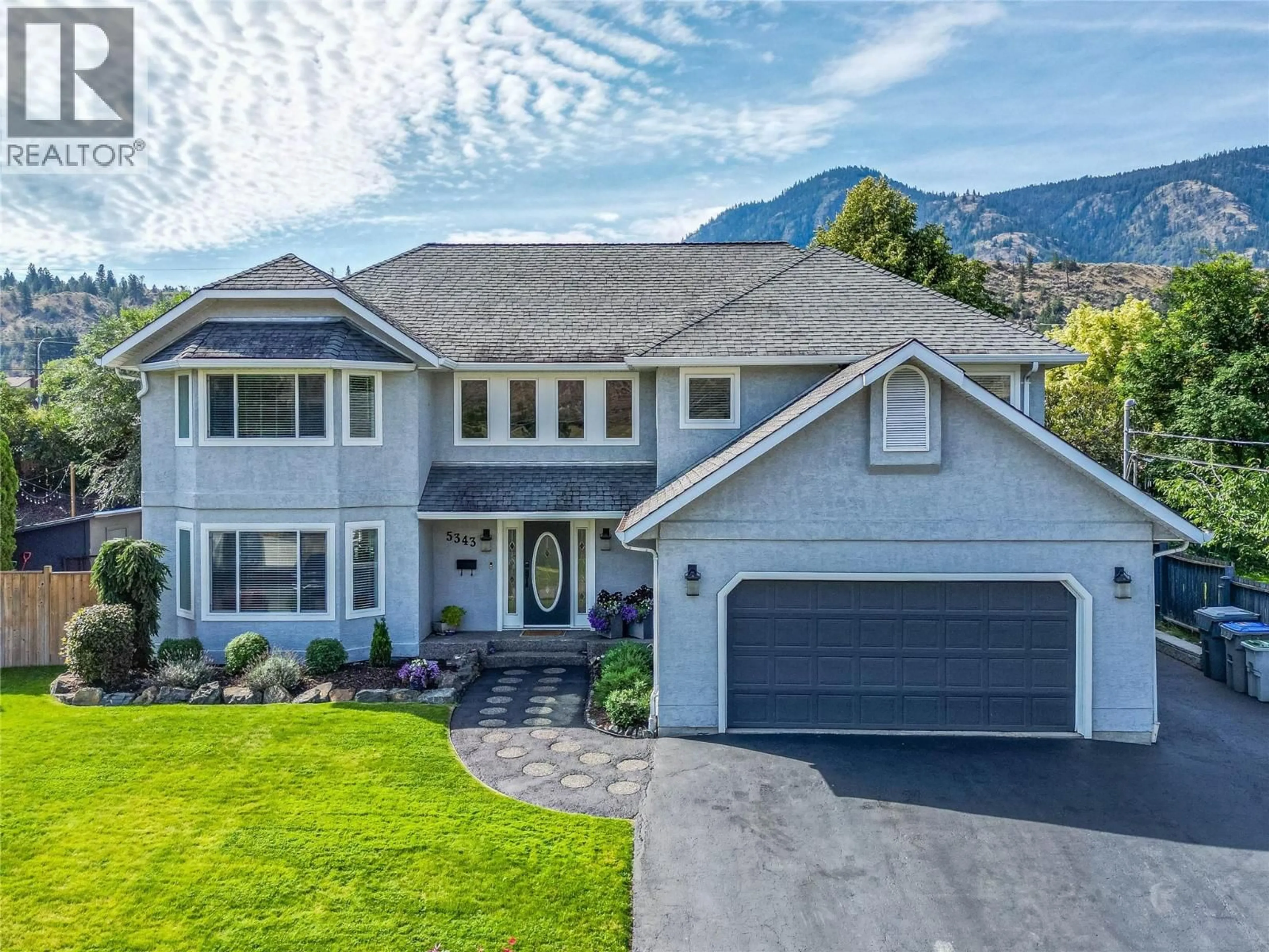 Home with vinyl exterior material, mountain view for 5343 BOSTOCK PLACE, Kamloops British Columbia V2C6H8