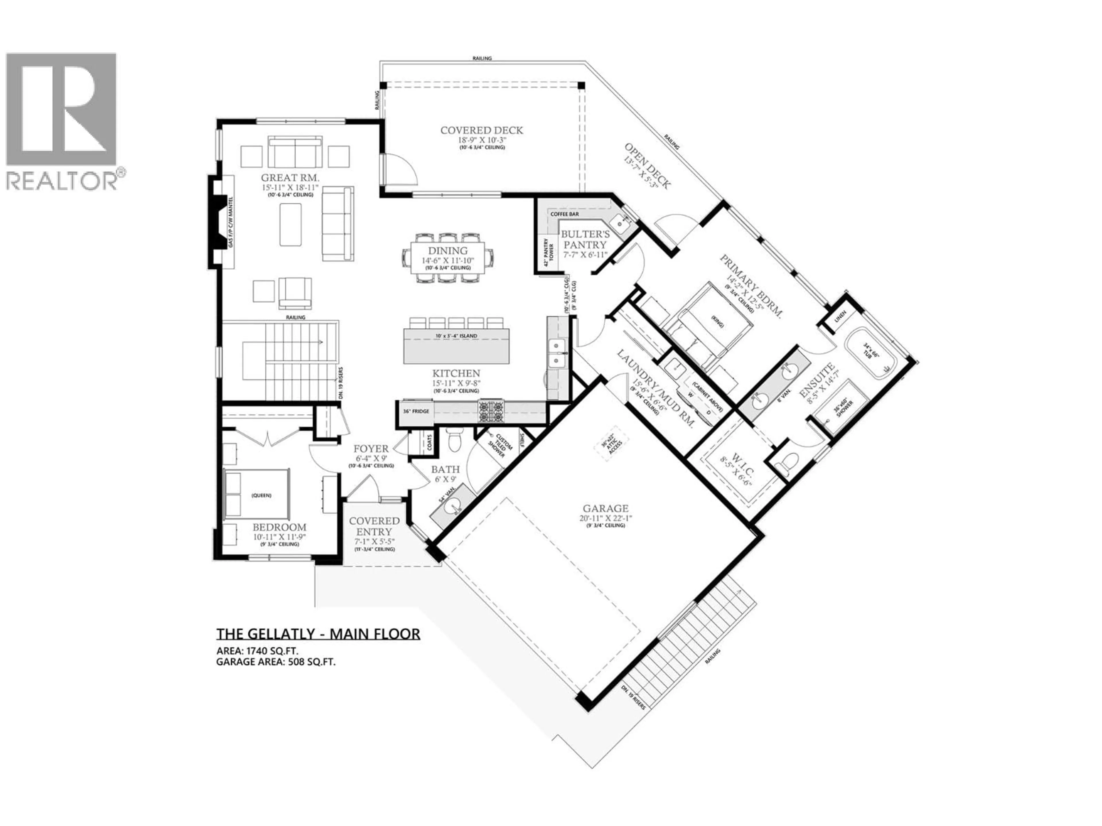 Floor plan for 3773 DAVIDSON COURT, West Kelowna British Columbia V4T0B1