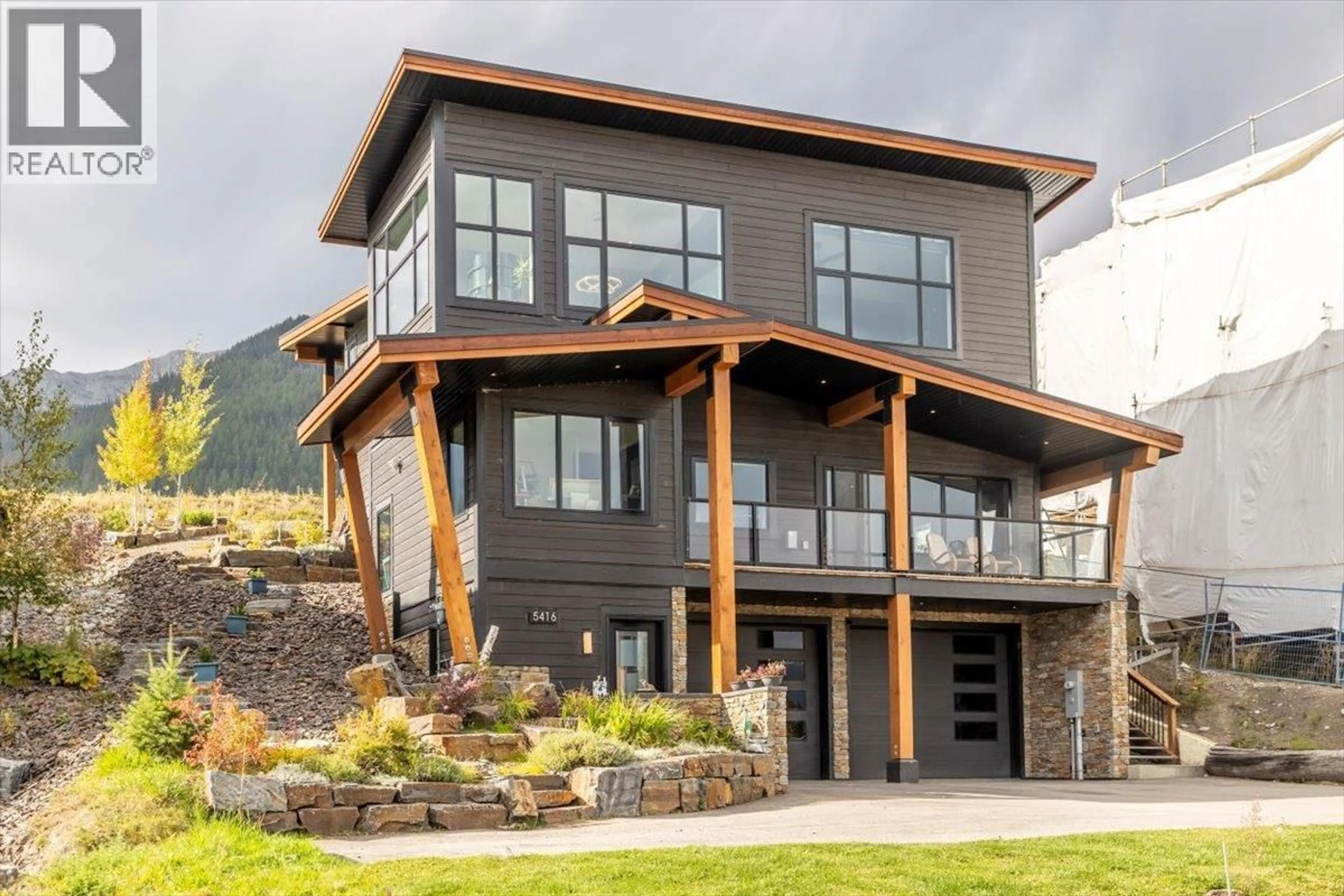 Home with vinyl exterior material, mountain view for 5416 RESORT DRIVE, Fernie British Columbia V0B1M6
