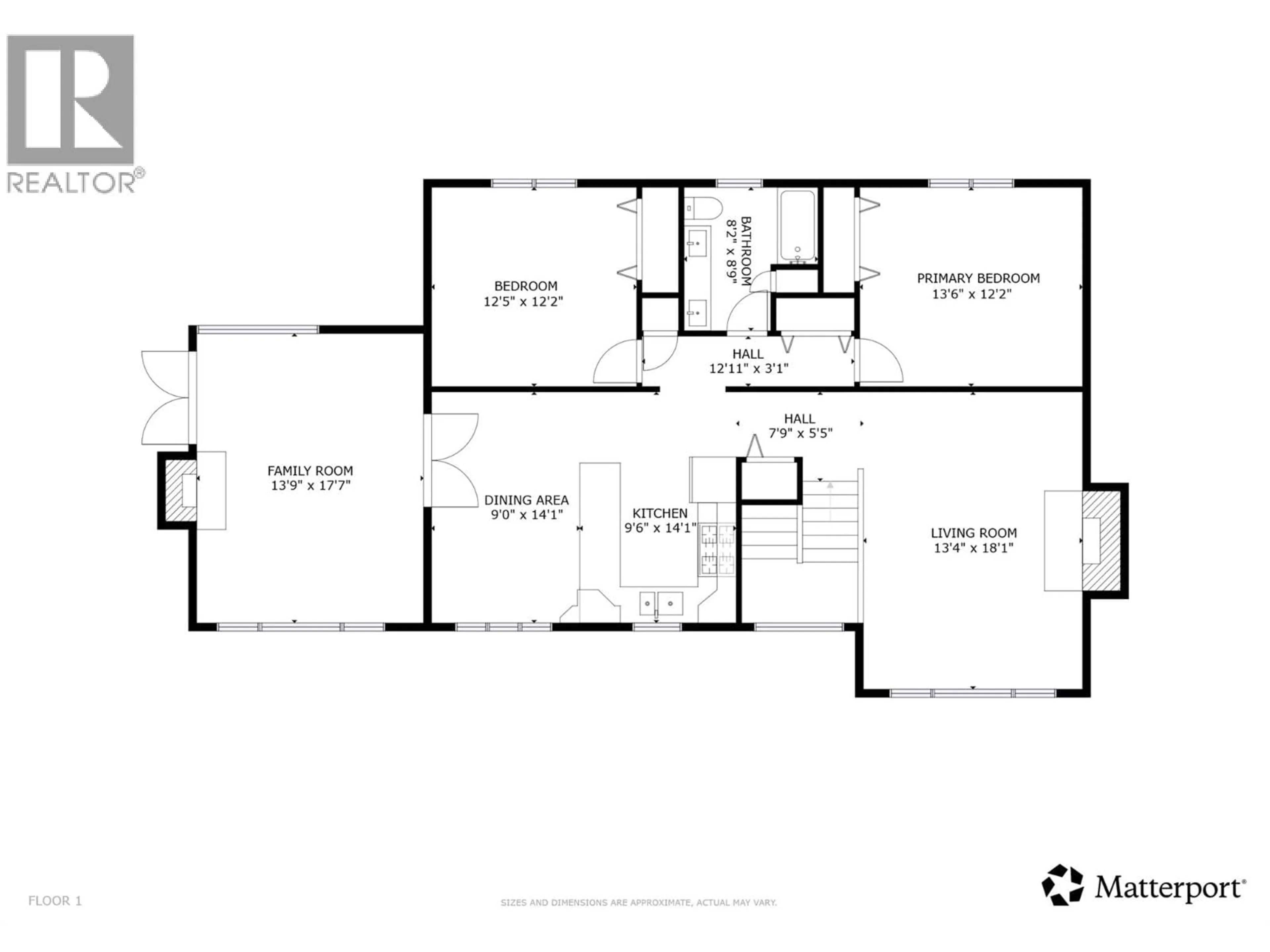 Floor plan for 1197 BENTIEN ROAD, Kelowna British Columbia V1P1C7