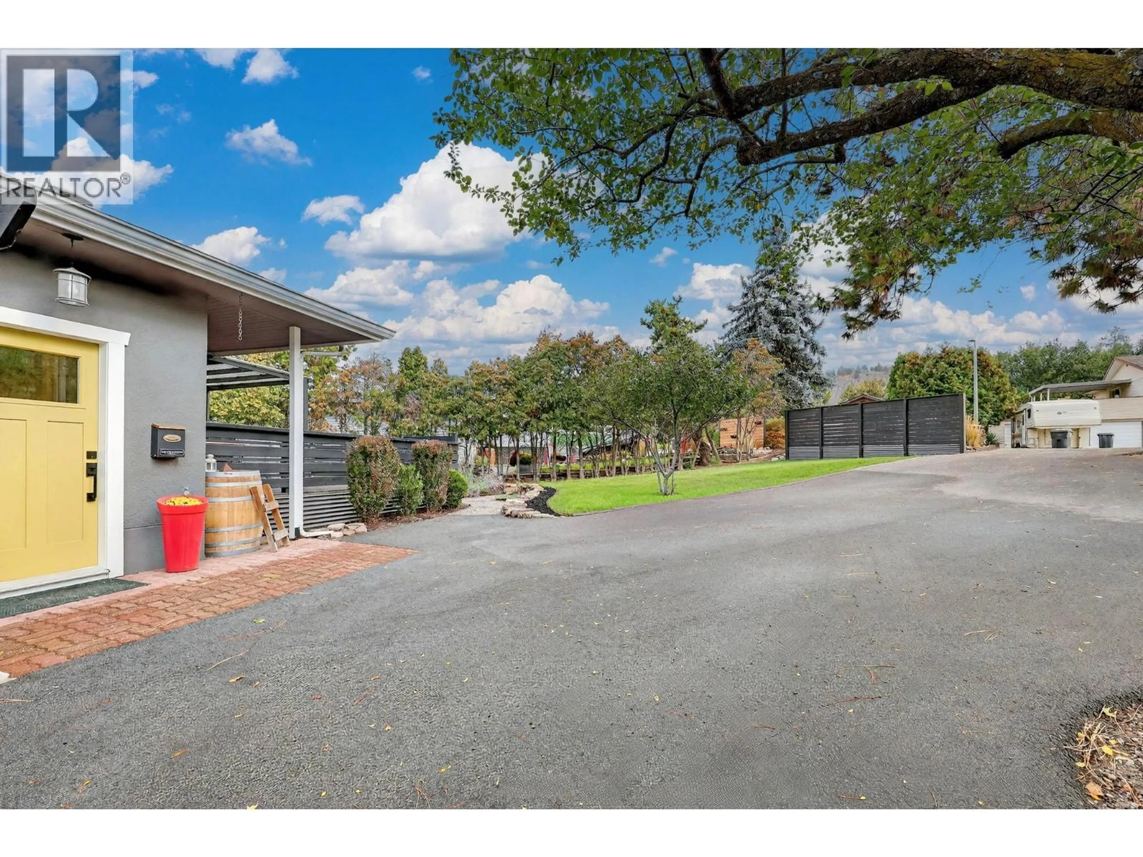 A pic from outside/outdoor area/front of a property/back of a property/a pic from drone, street for 1230 RIDGEWAY DRIVE, Kelowna British Columbia V1Y4M1
