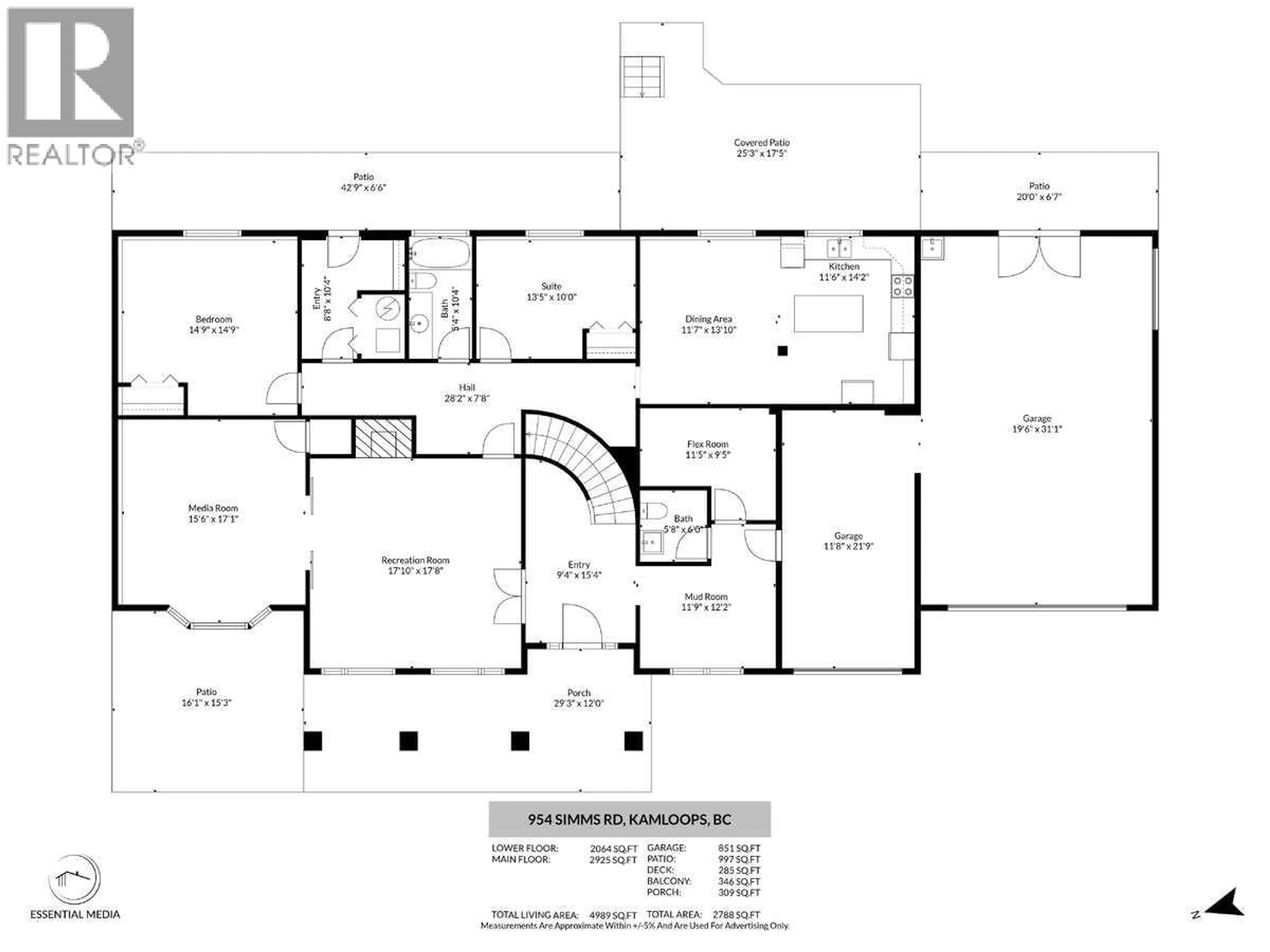 Floor plan for 945 SIMMS ROAD, Kamloops British Columbia V0E2A0