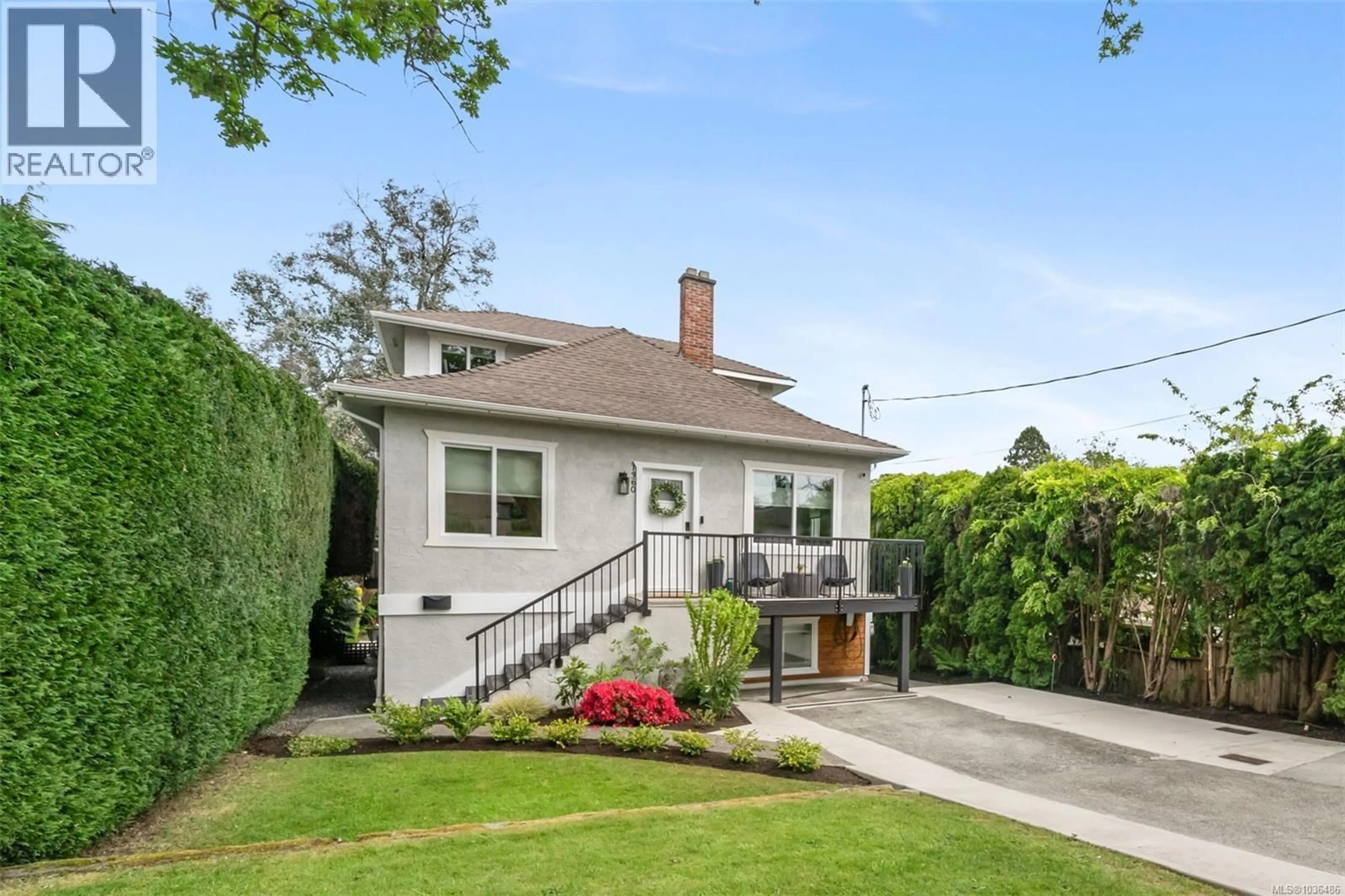 Home with brick exterior material, street for 1360 MCNAIR STREET, Victoria British Columbia V8T2S3