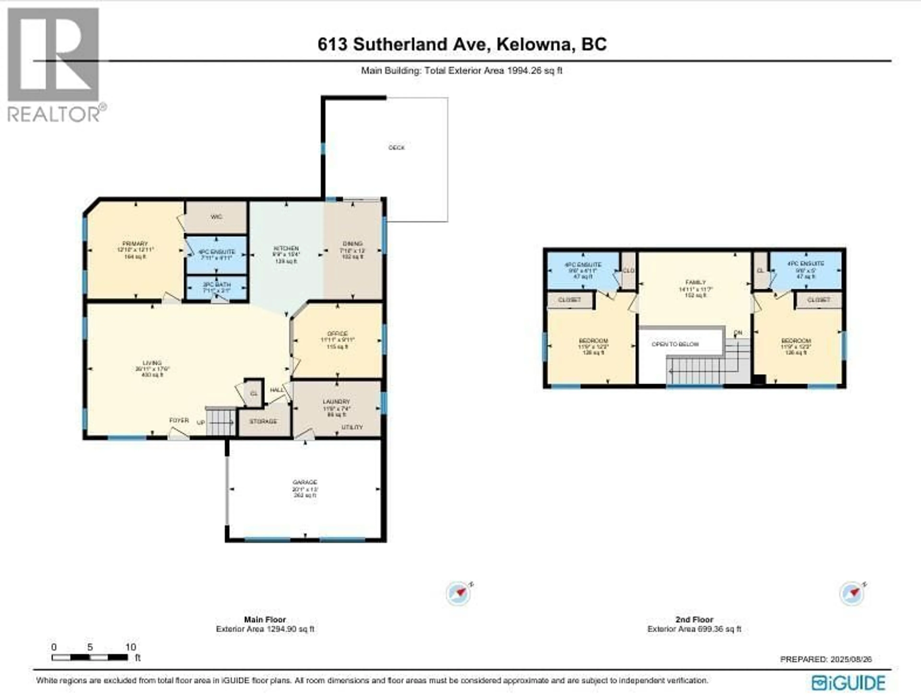 Floor plan for 613 SUTHERLAND AVENUE, Kelowna British Columbia V1Y5X3