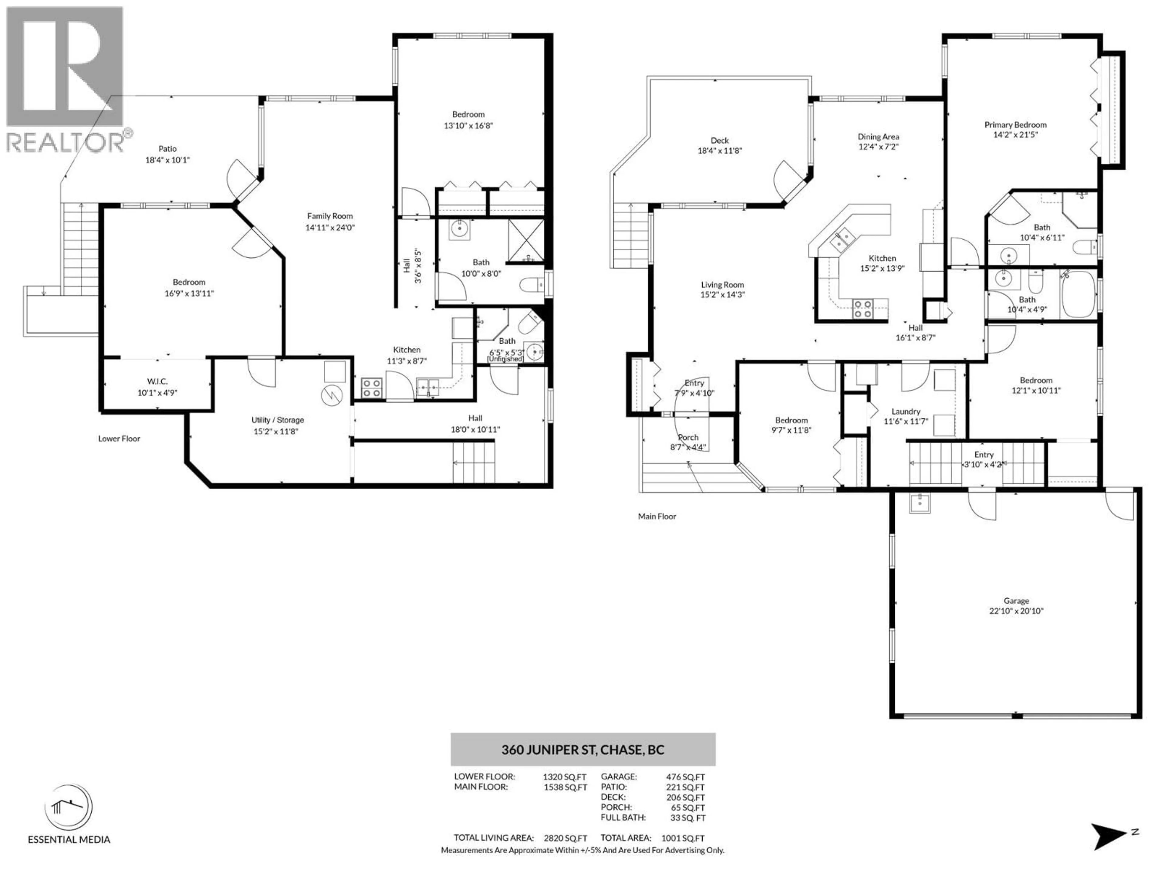 Floor plan for 360 JUNIPER STREET, Chase British Columbia V0E1M0