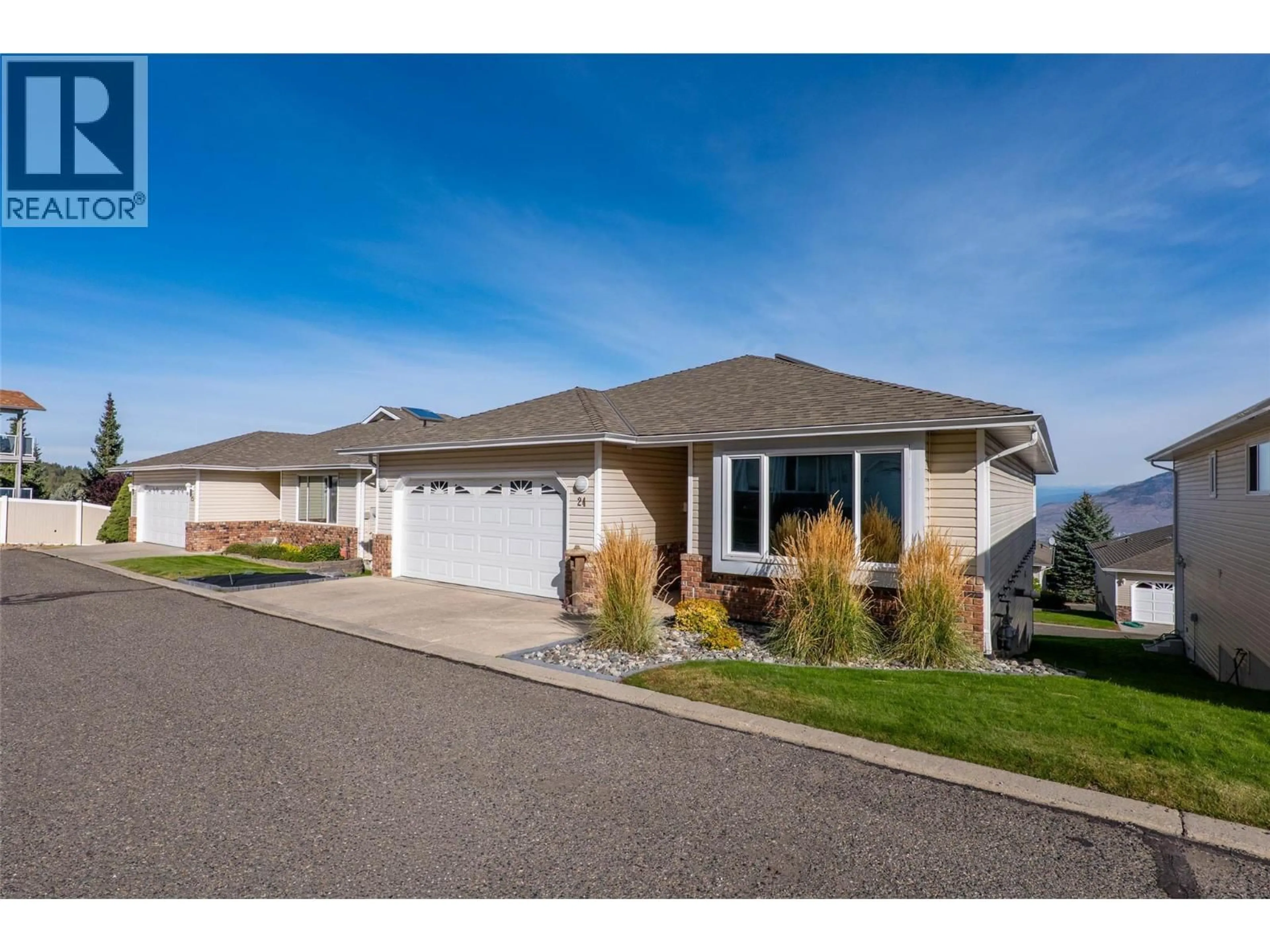 Home with vinyl exterior material, street for 24 - 2030 VAN HORNE DRIVE, Kamloops British Columbia V1S1P6