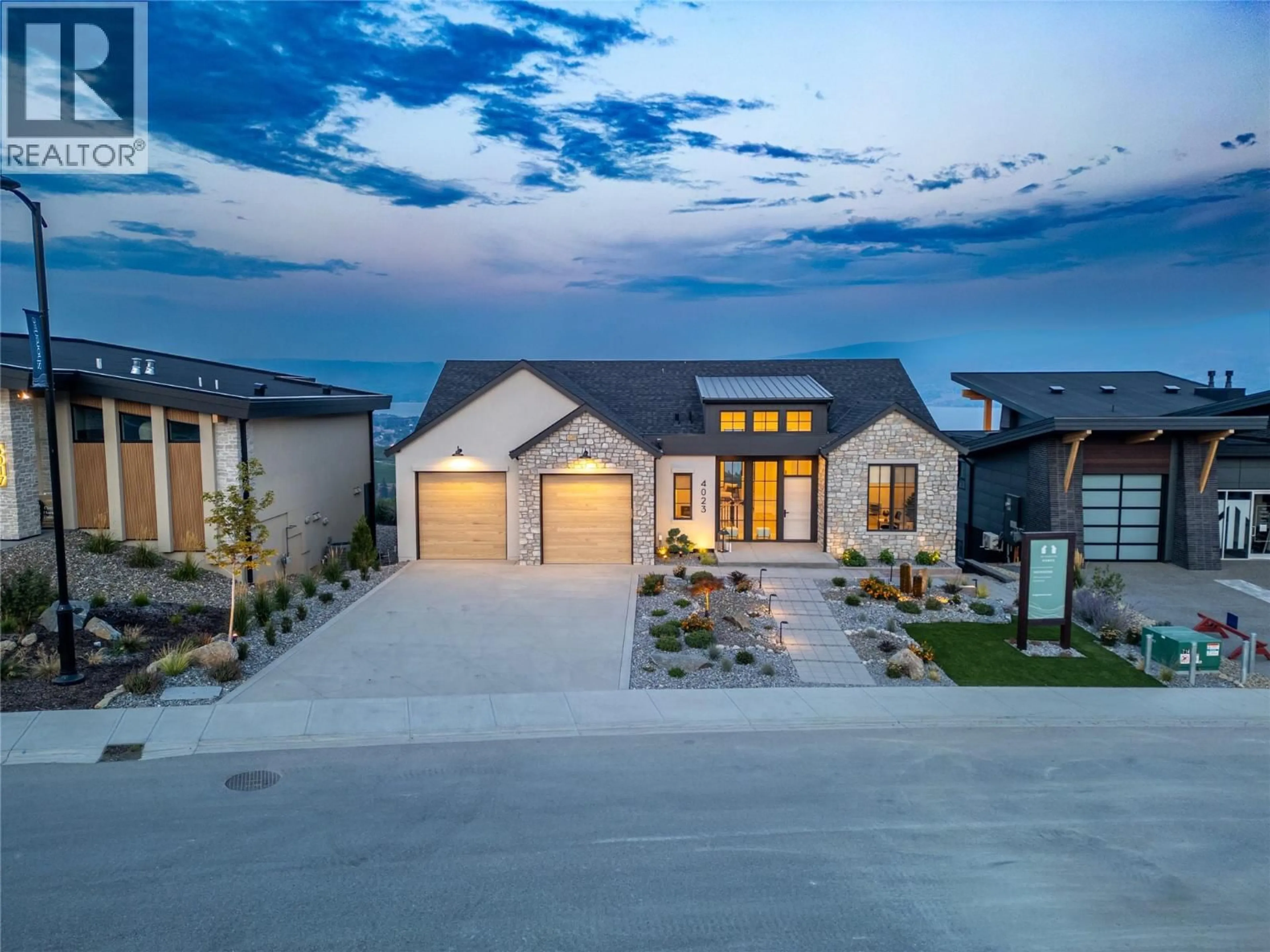 Home with brick exterior material, street for 4023 SUNSTONE STREET, West Kelowna British Columbia V4T2K6