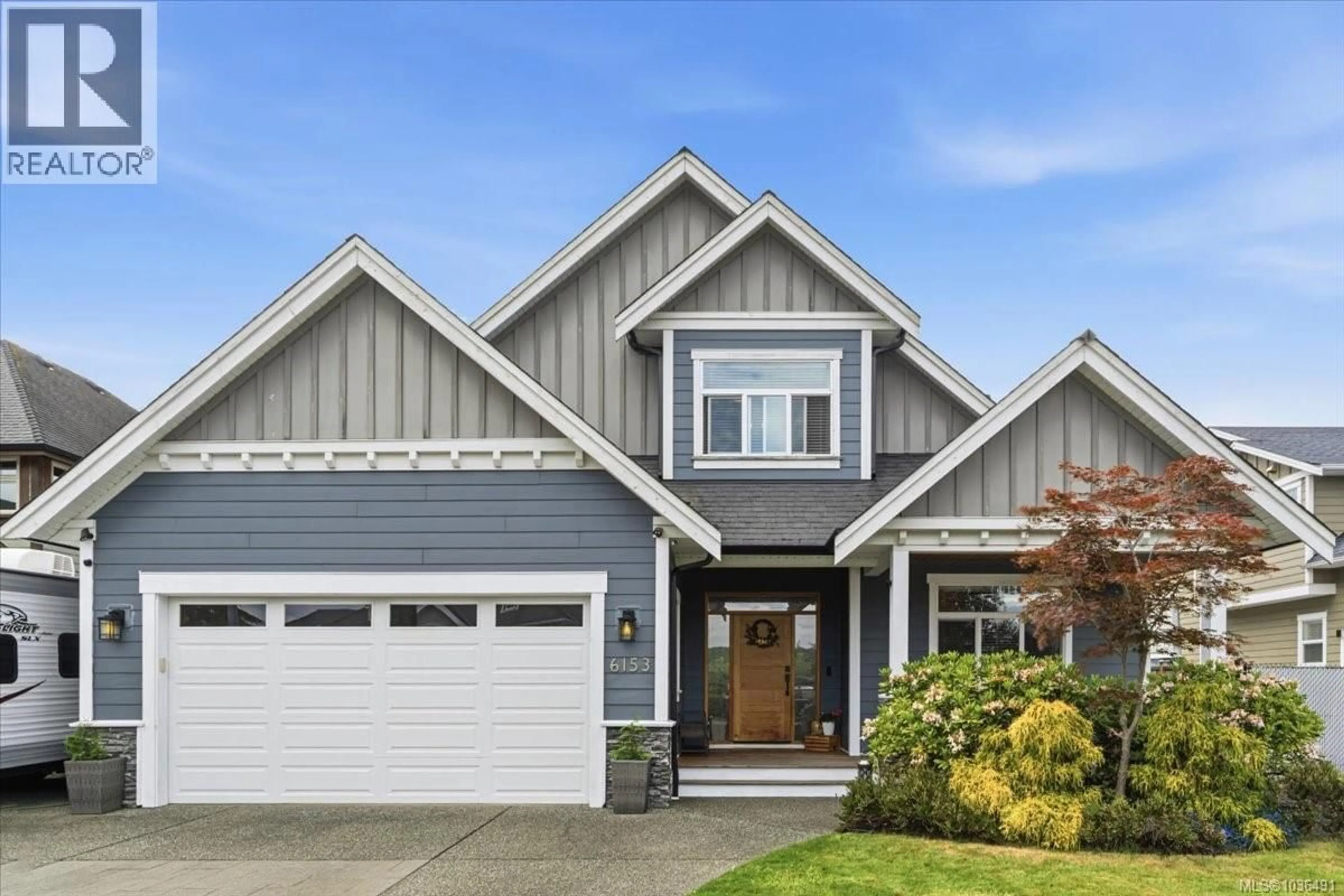 Home with vinyl exterior material, street for 6153 CARMANAH WAY, Nanaimo British Columbia V9V1T5