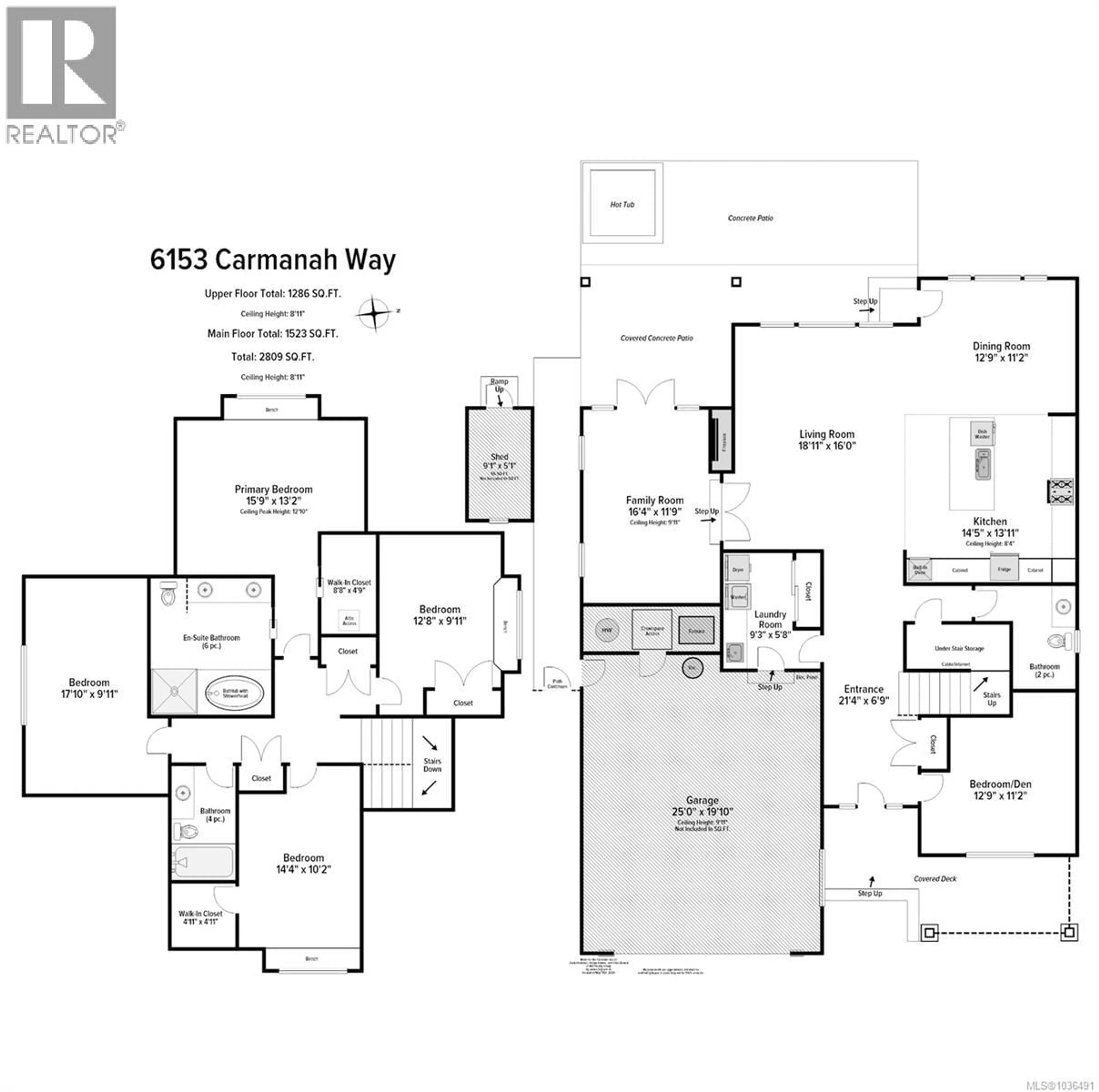 Floor plan for 6153 CARMANAH WAY, Nanaimo British Columbia V9V1T5
