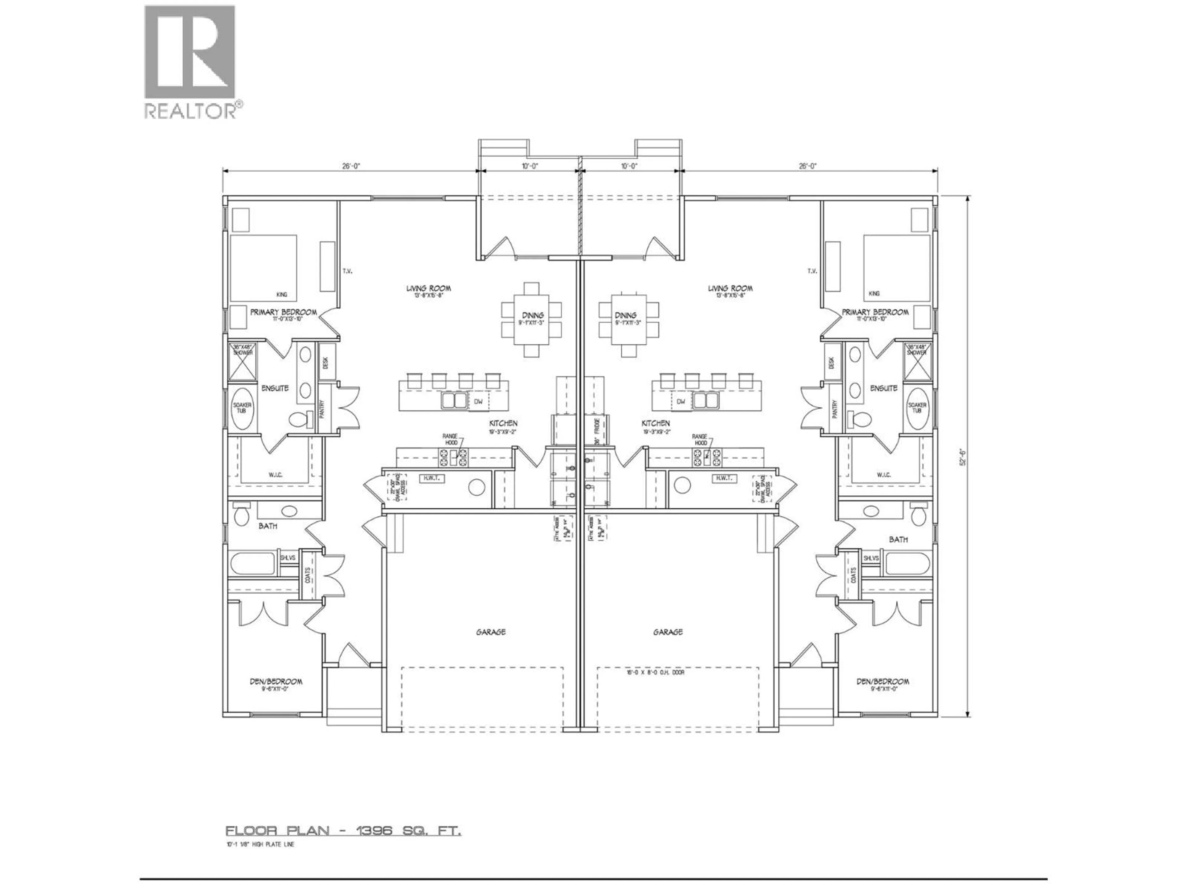 Floor plan for 6 - 231 20 STREET NORTHEAST, Salmon Arm British Columbia V1E2Z7