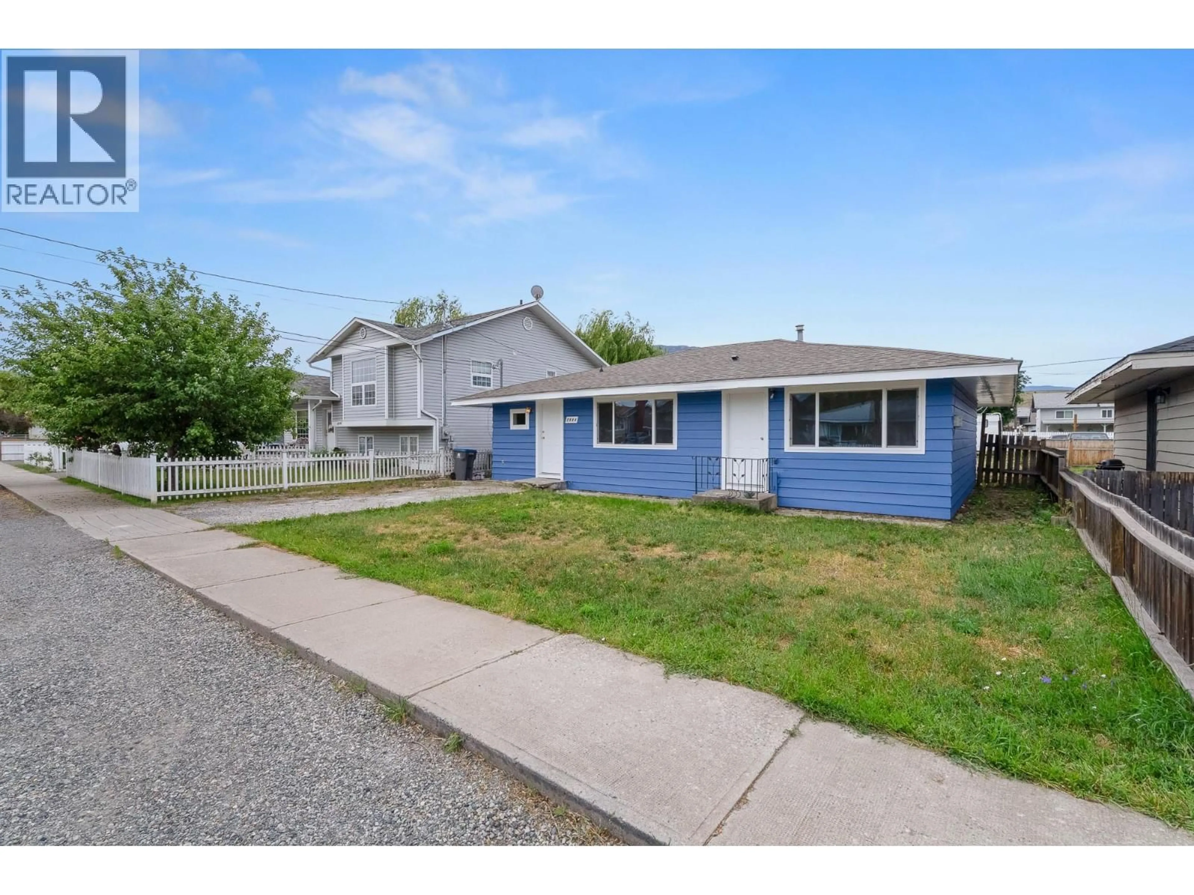 Home with vinyl exterior material, street for 2564 COUTLEE AVENUE, Merritt British Columbia V1K1B8