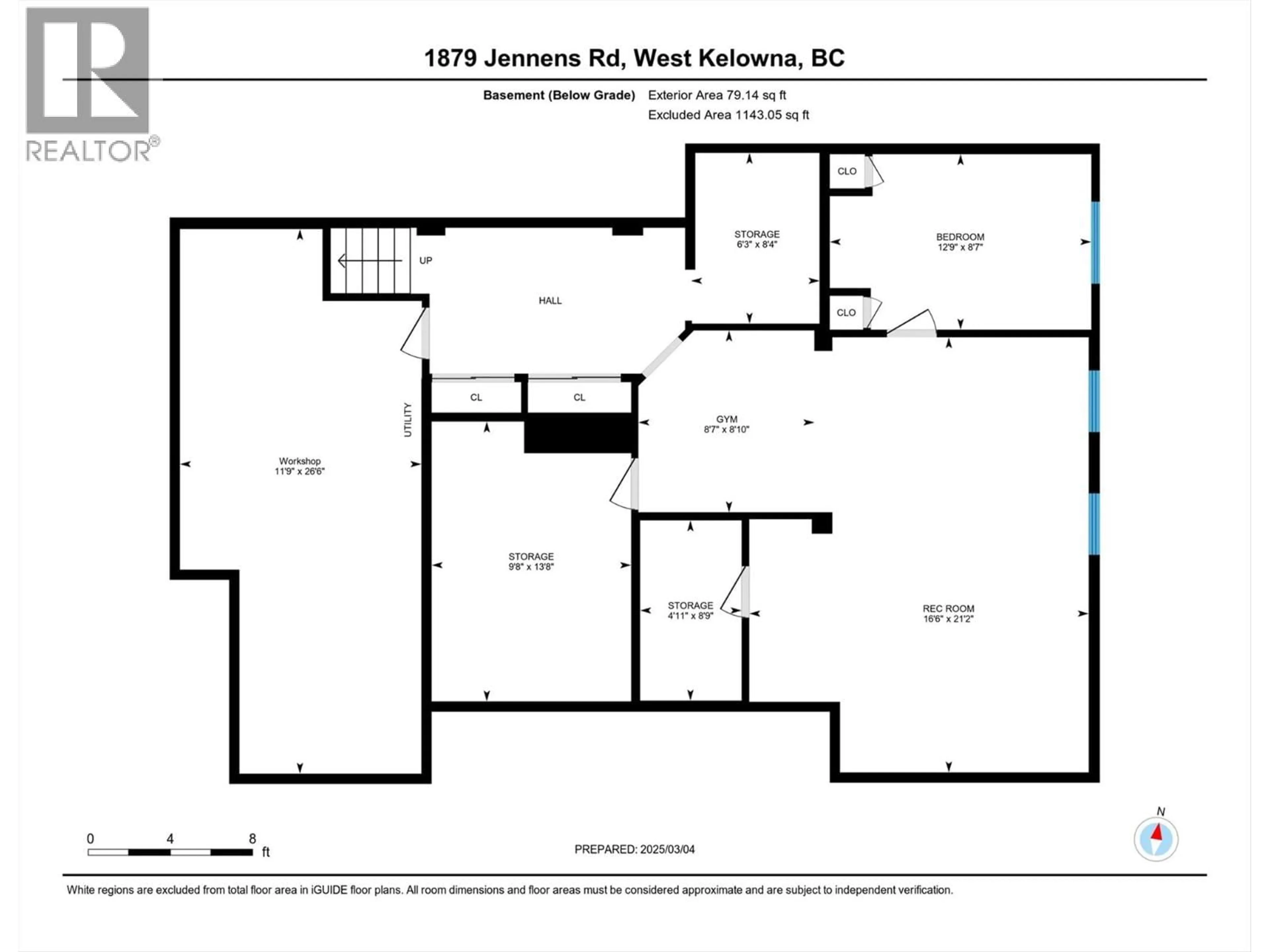 Floor plan for 1879 JENNENS ROAD, West Kelowna British Columbia V4T2C9