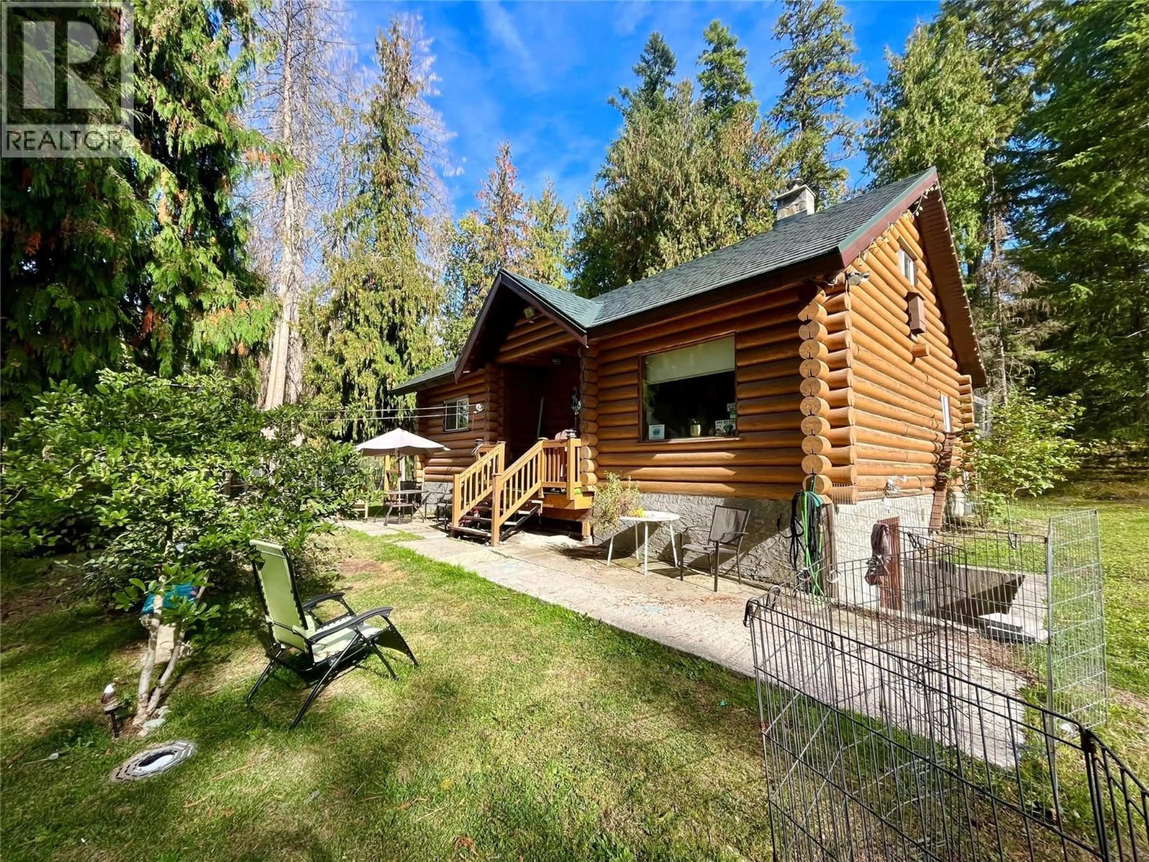 A pic from outside/outdoor area/front of a property/back of a property/a pic from drone, forest/trees view for 620 BILLINGS ROAD, Nakusp British Columbia V0G1R1