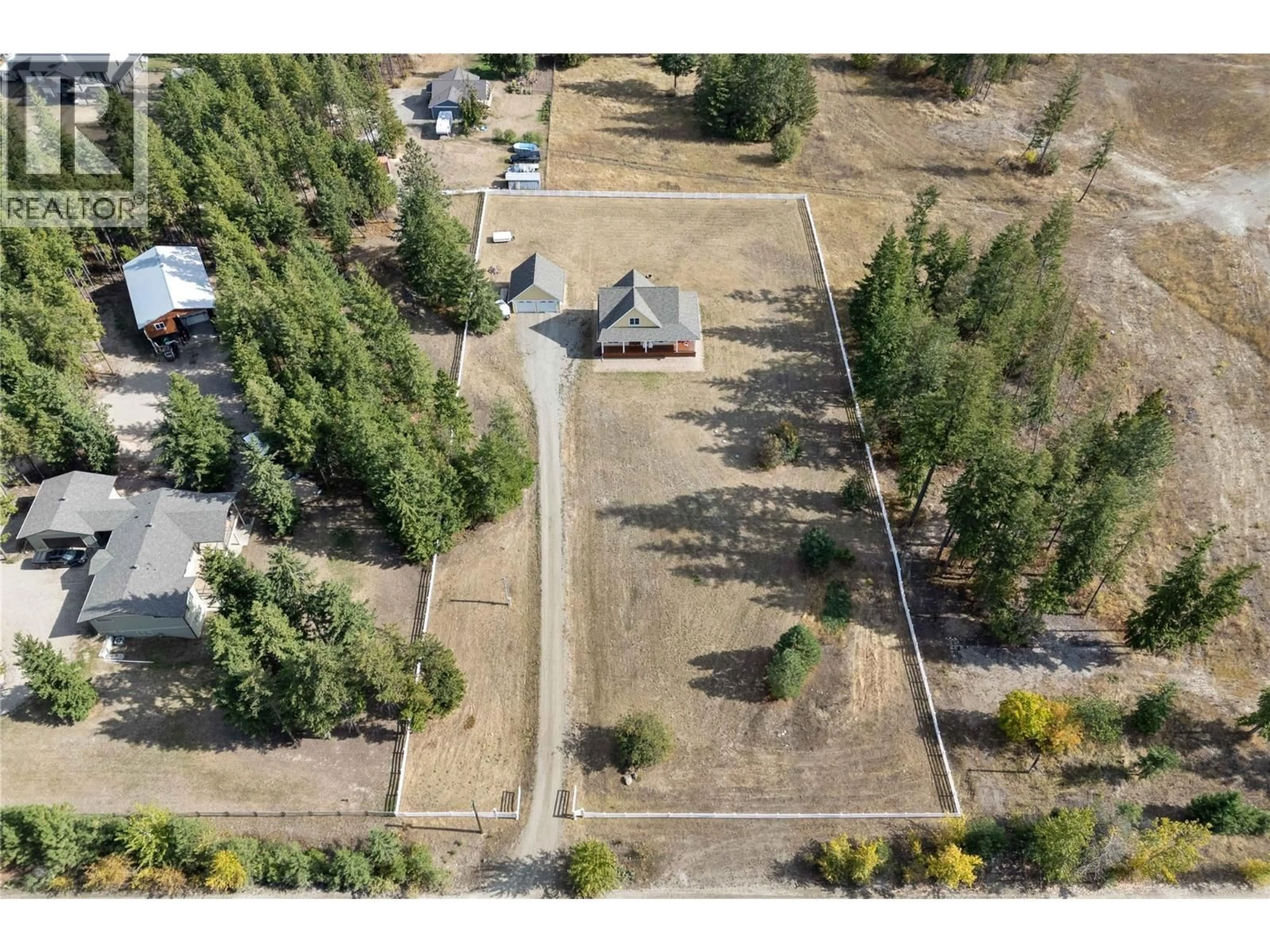 A pic from outside/outdoor area/front of a property/back of a property/a pic from drone, unknown for 3446 ROBERGE ROAD, Tappen British Columbia V0E2X2