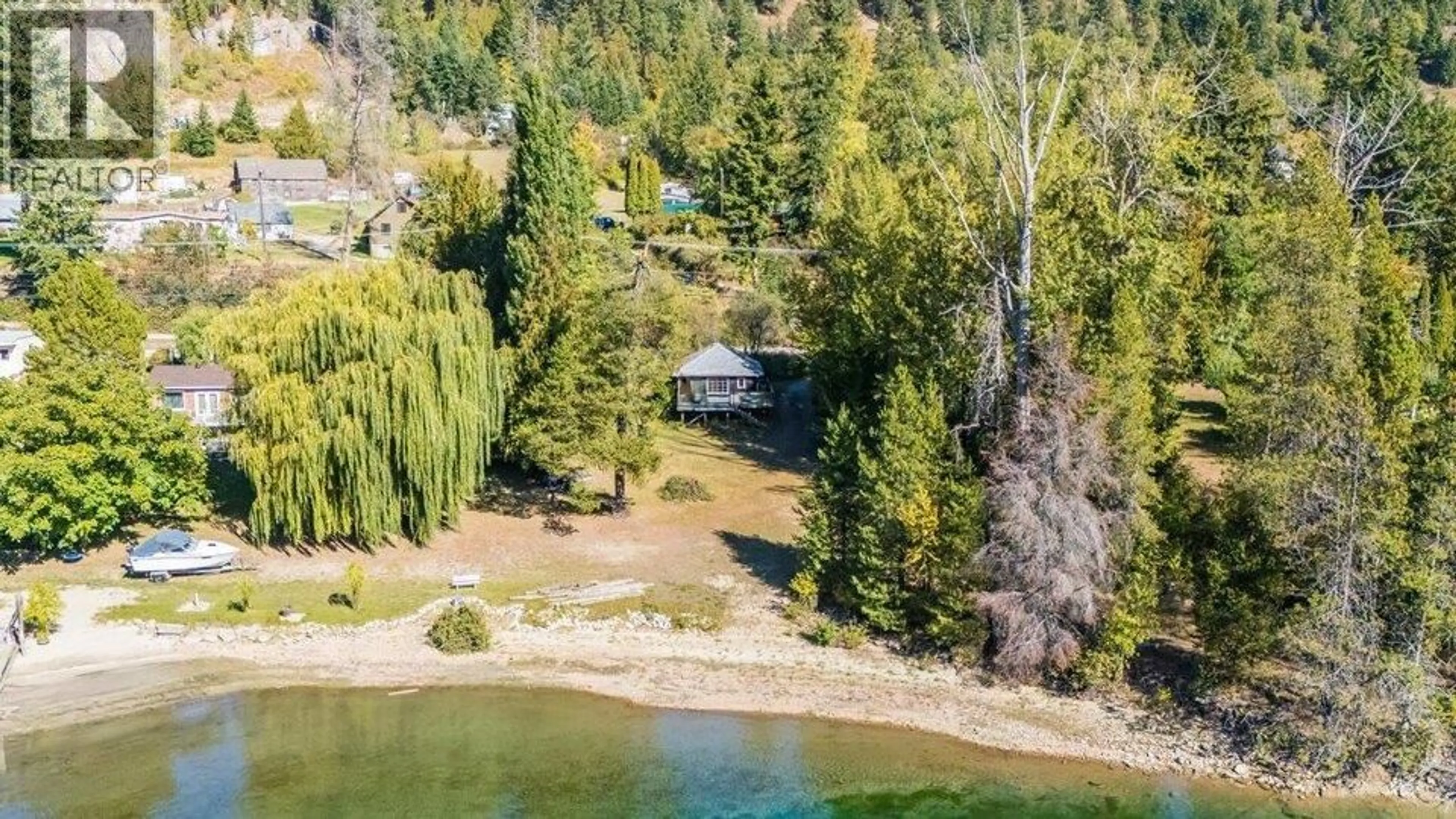 A pic from outside/outdoor area/front of a property/back of a property/a pic from drone, water/lake/river/ocean view for 3788 BROADWATER ROAD, Castlegar British Columbia V1N4V4