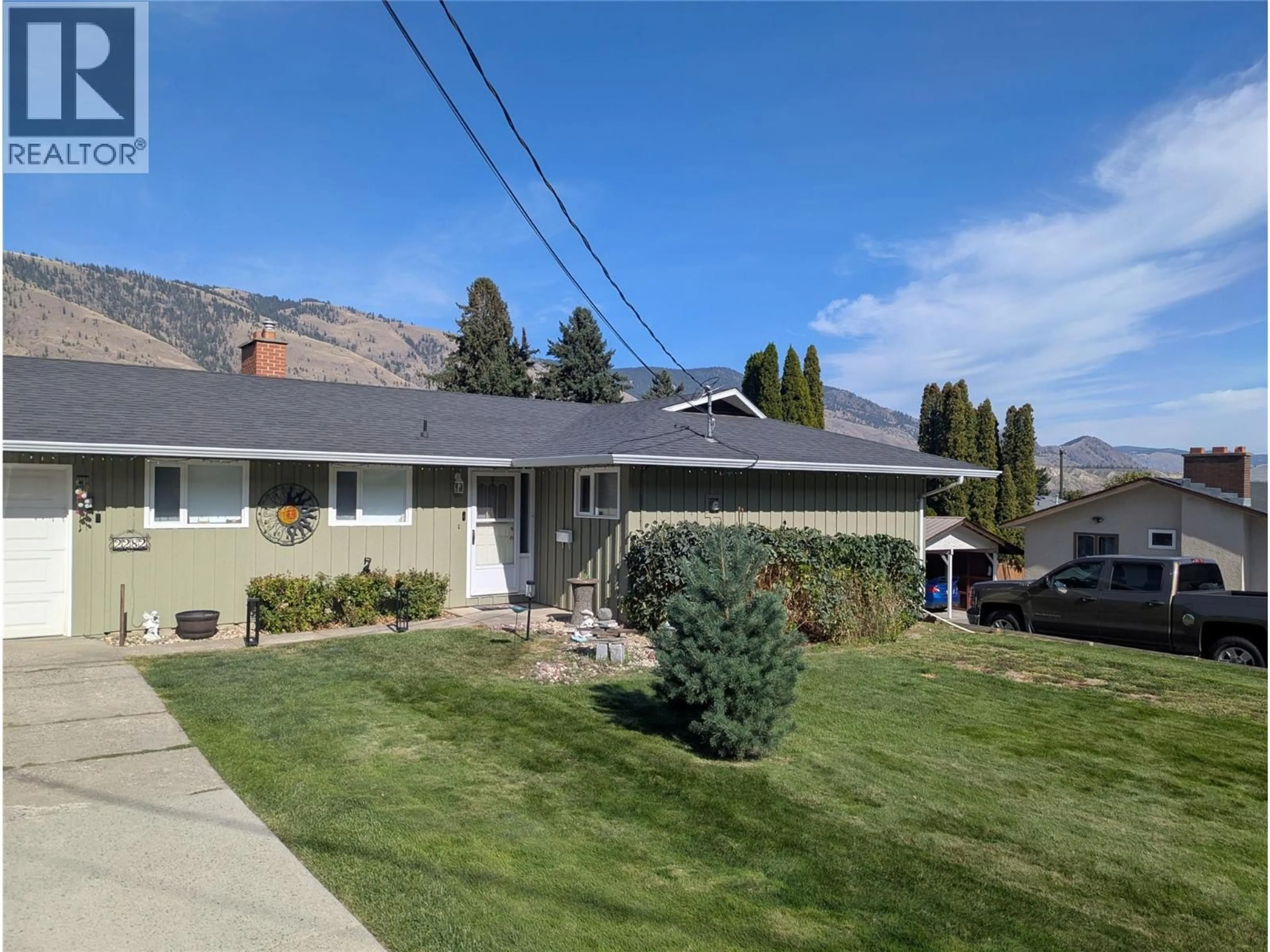 Home with vinyl exterior material, mountain view for 2282 VALLEYVIEW DRIVE, Kamloops British Columbia V2C4C7