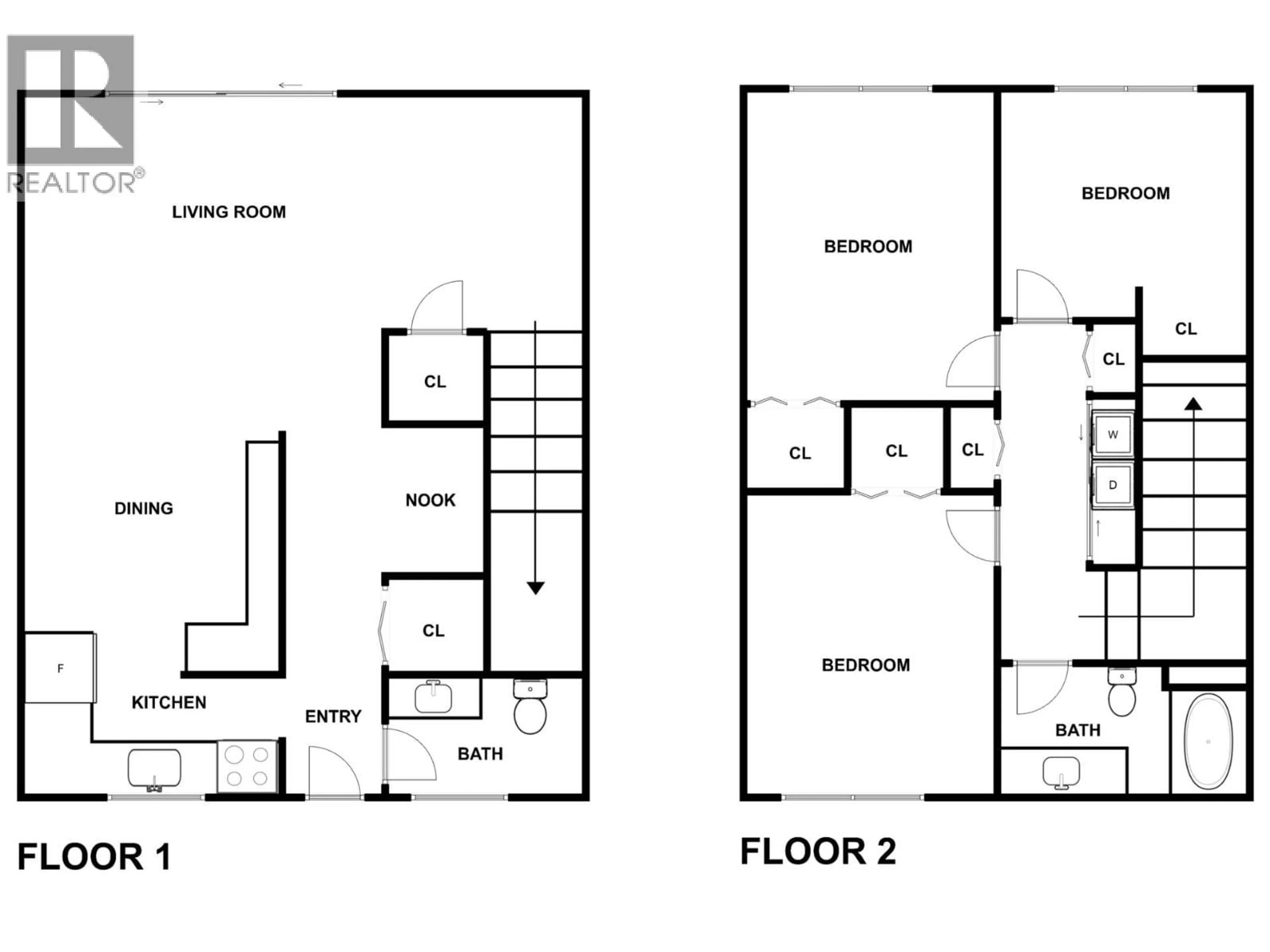 Floor plan for 9 - 1153 BERNARD AVENUE, Kelowna British Columbia V1Y6R3