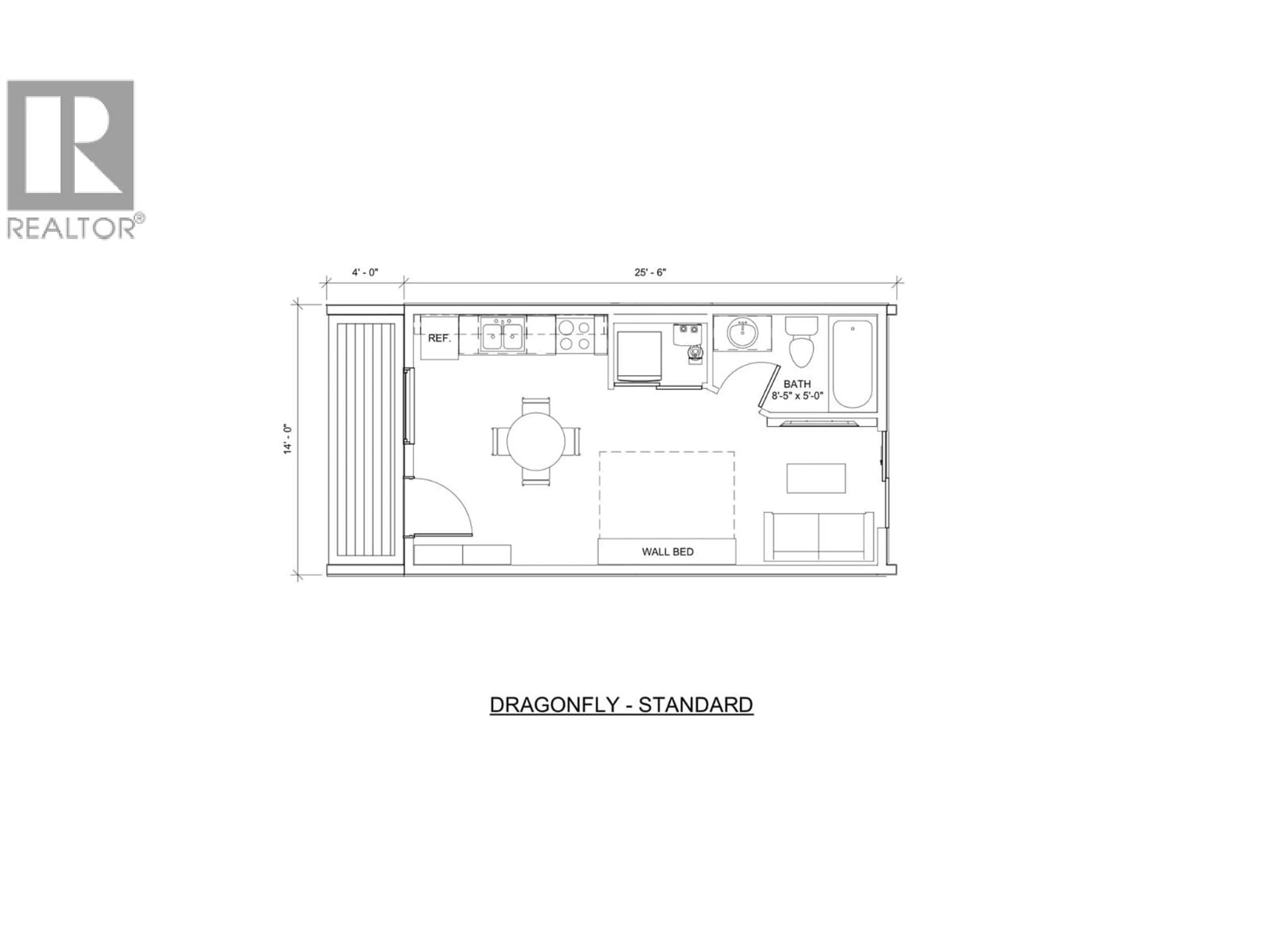 Floor plan for 5A - 8900 JIM BAILEY ROAD, Kelowna British Columbia V4V1E5
