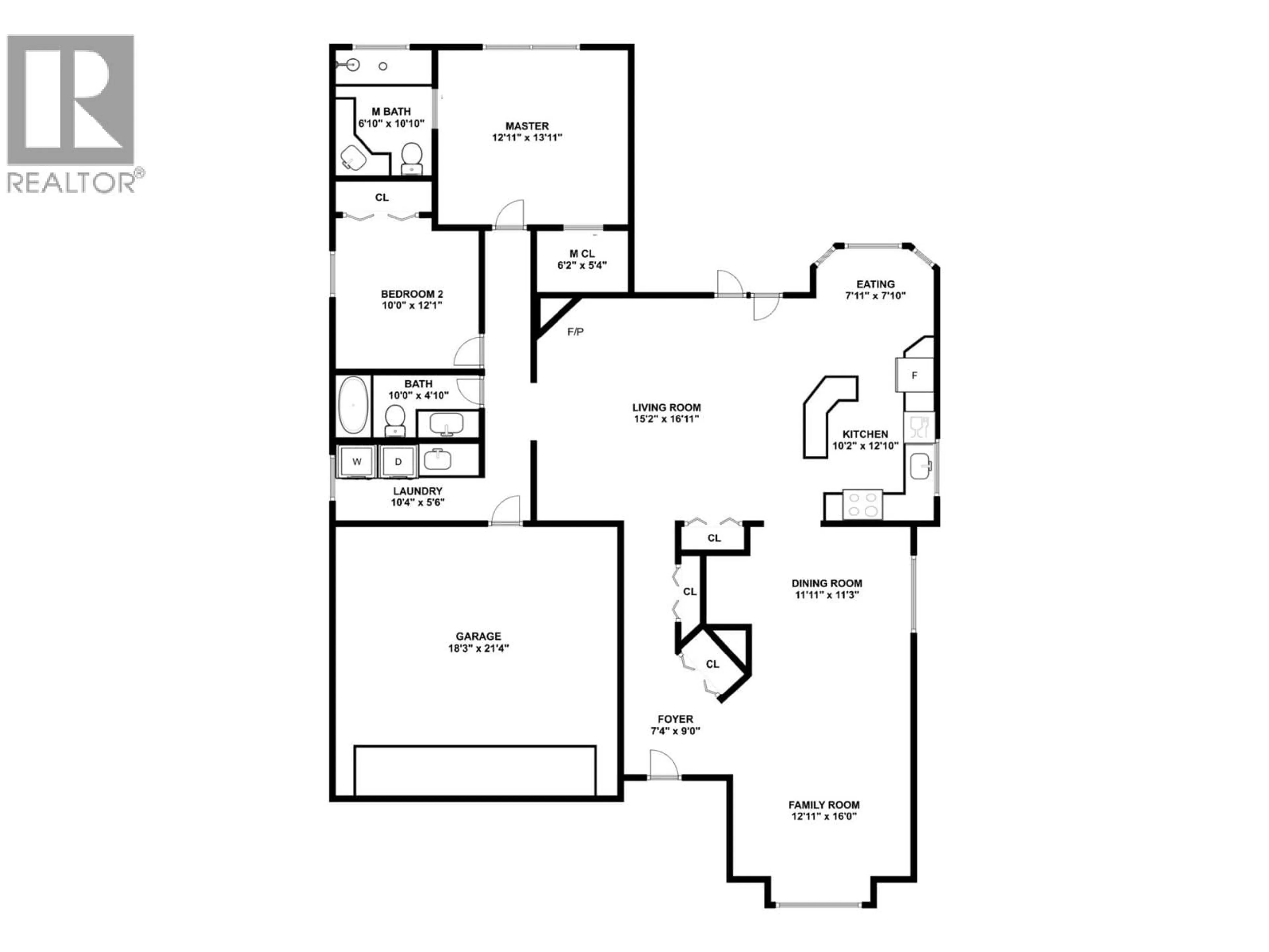 Floor plan for 69 - 615 GLENMEADOWS ROAD, Kelowna British Columbia V1V1N9