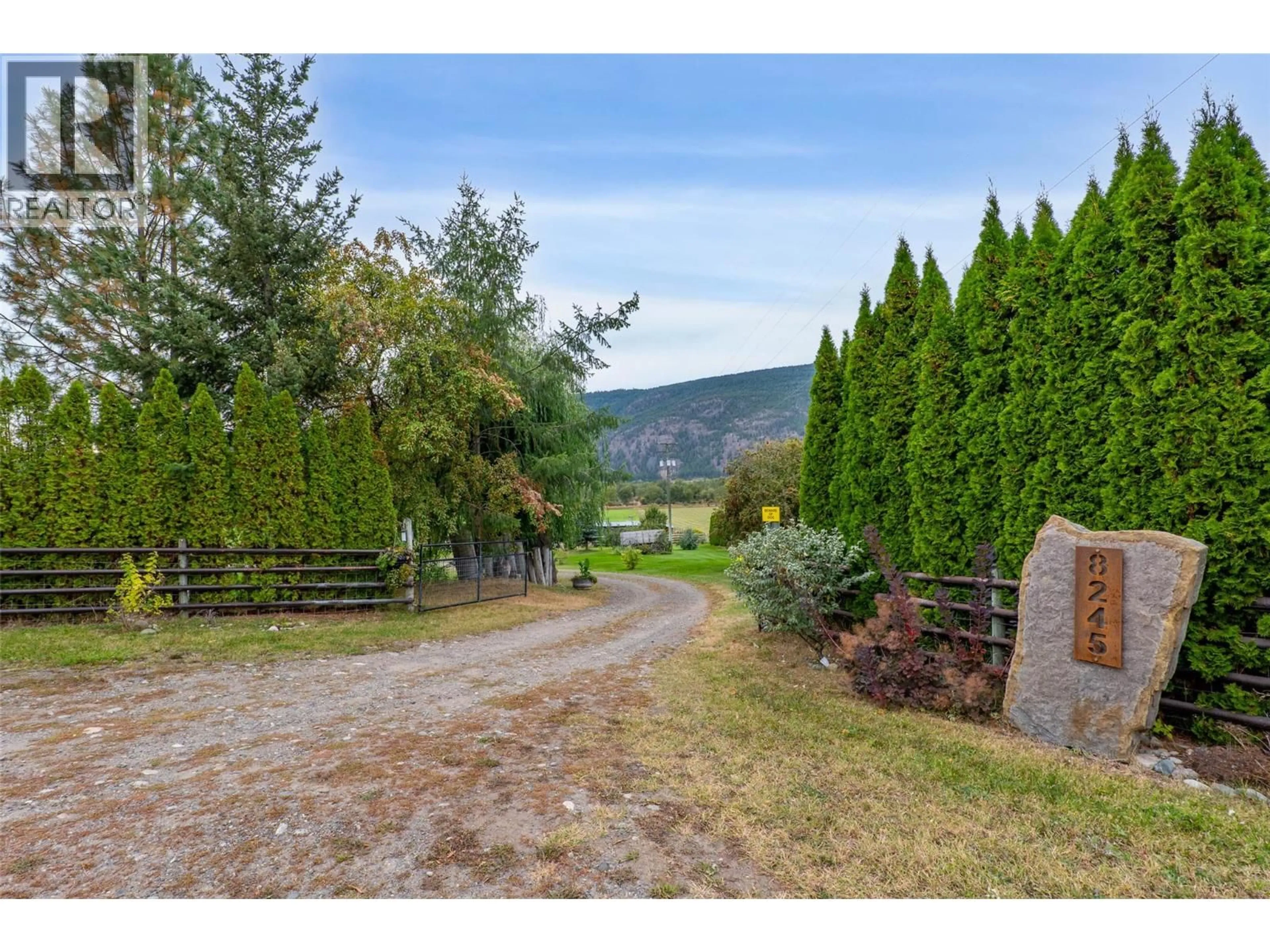 A pic from outside/outdoor area/front of a property/back of a property/a pic from drone, mountain view for 8245 EDWARDS ROAD, Kamloops British Columbia V0E1Z2