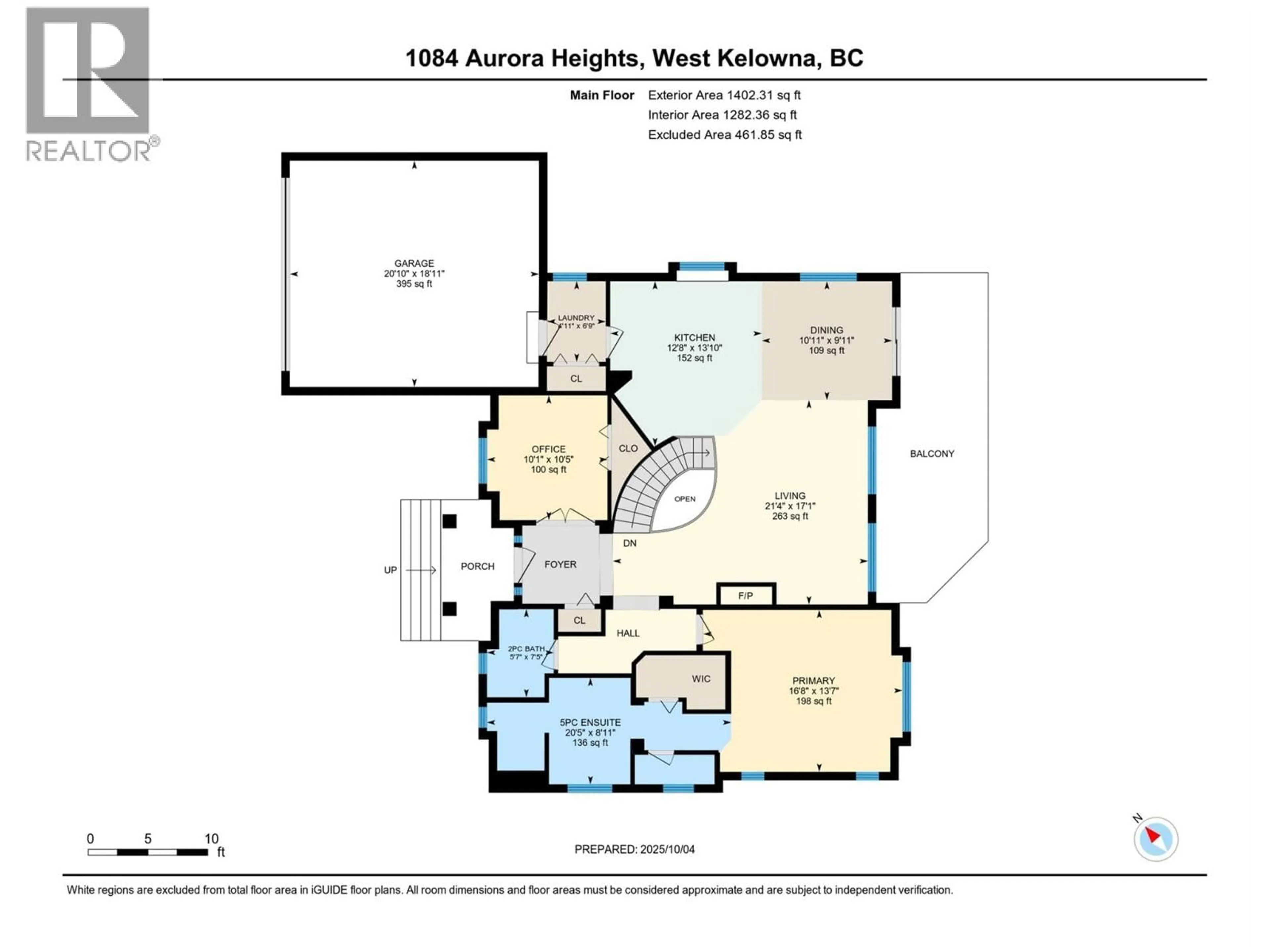 Floor plan for 1084 AURORA HEIGHTS OTHER, West Kelowna British Columbia V1Z4B2