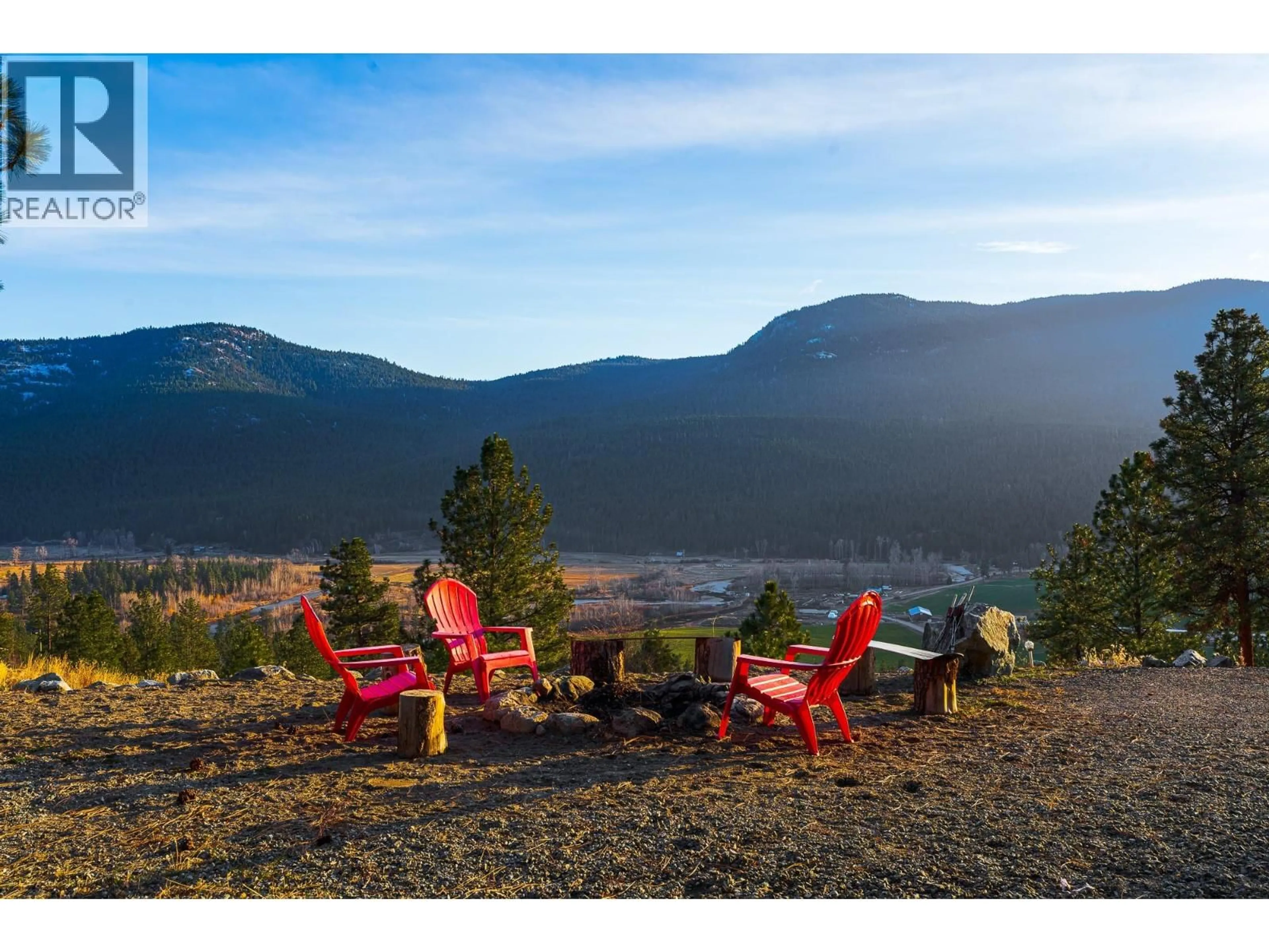 A pic from outside/outdoor area/front of a property/back of a property/a pic from drone, mountain view for 1837 MILLER ROAD, Merritt British Columbia V1K1R8