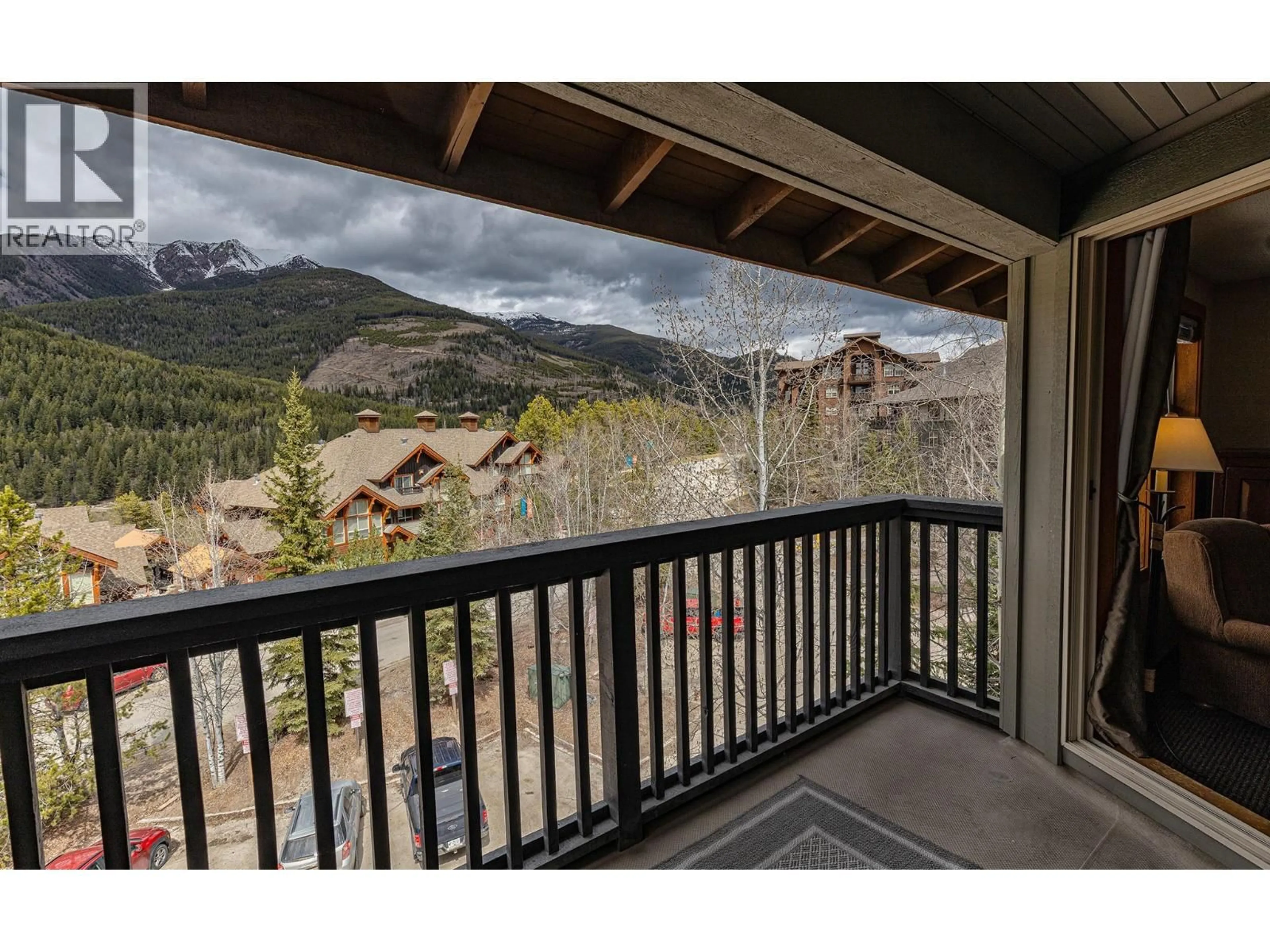 Balcony in the apartment, mountain view for 306 - 2050 SUMMIT DRIVE OTHER, Panorama British Columbia V0A1T0