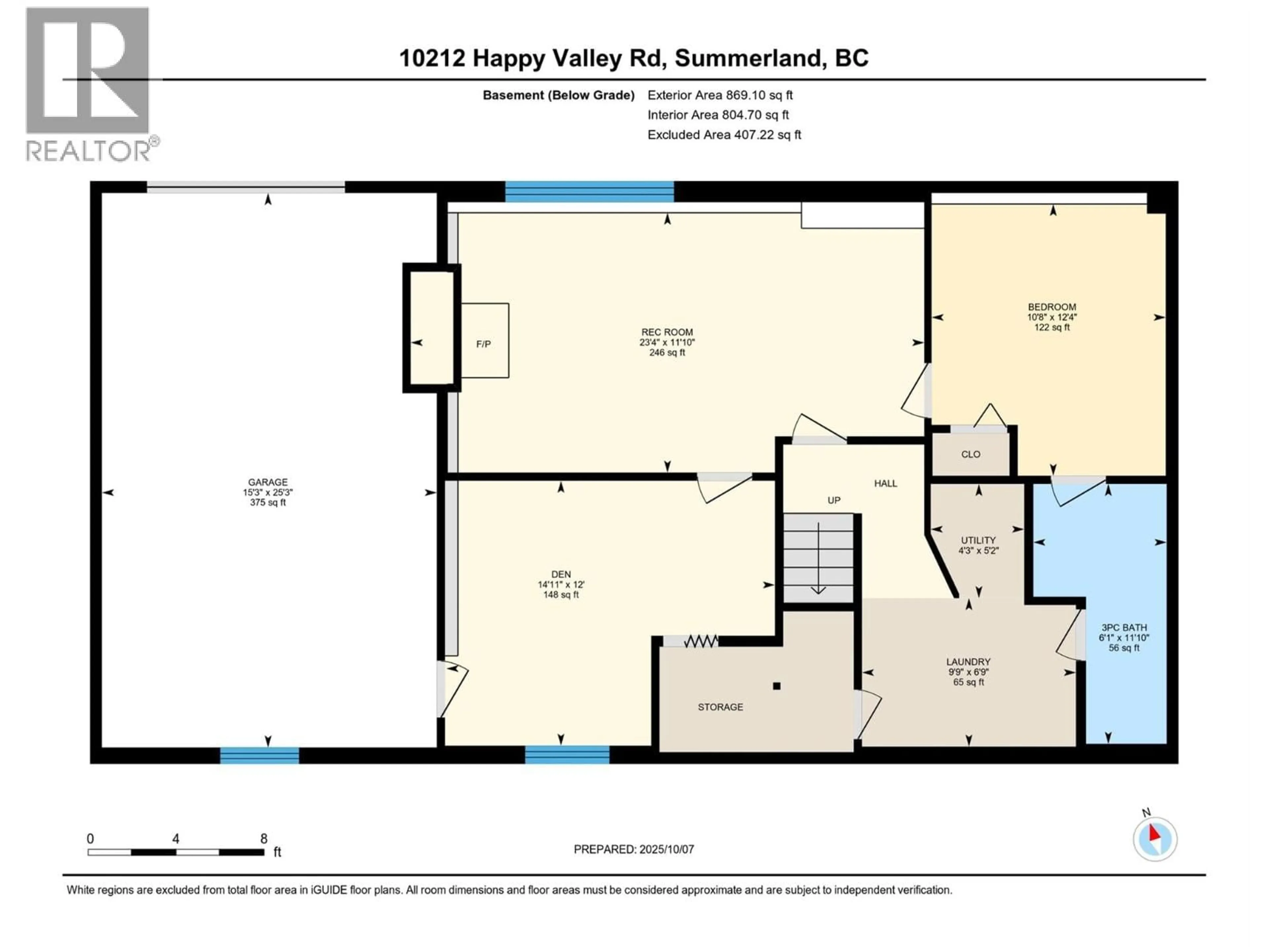 Floor plan for 10212 HAPPY VALLEY ROAD, Summerland British Columbia V0H1Z7