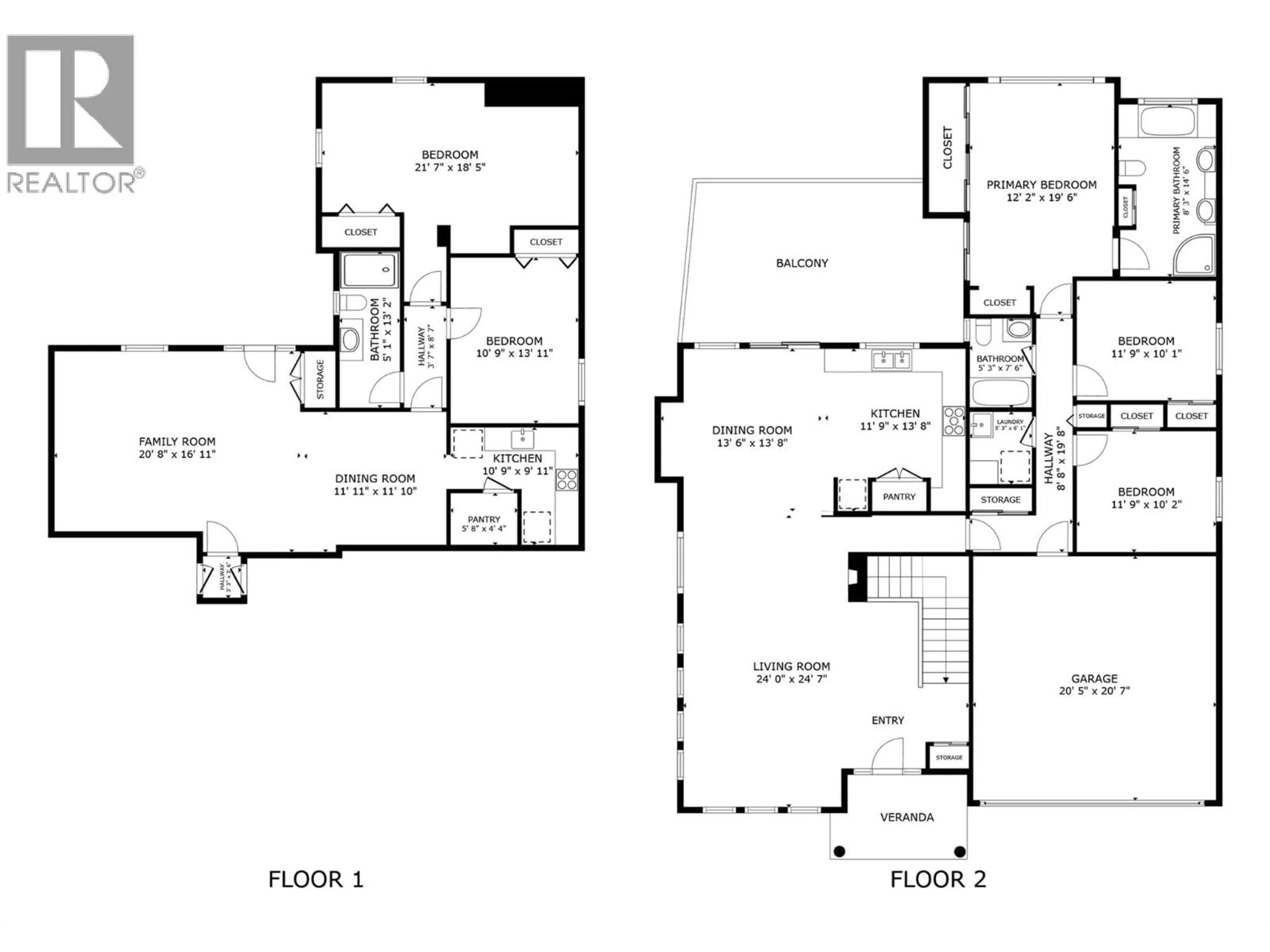 Floor plan for 311 WOODPARK CRESCENT, Kelowna British Columbia V1V2A9