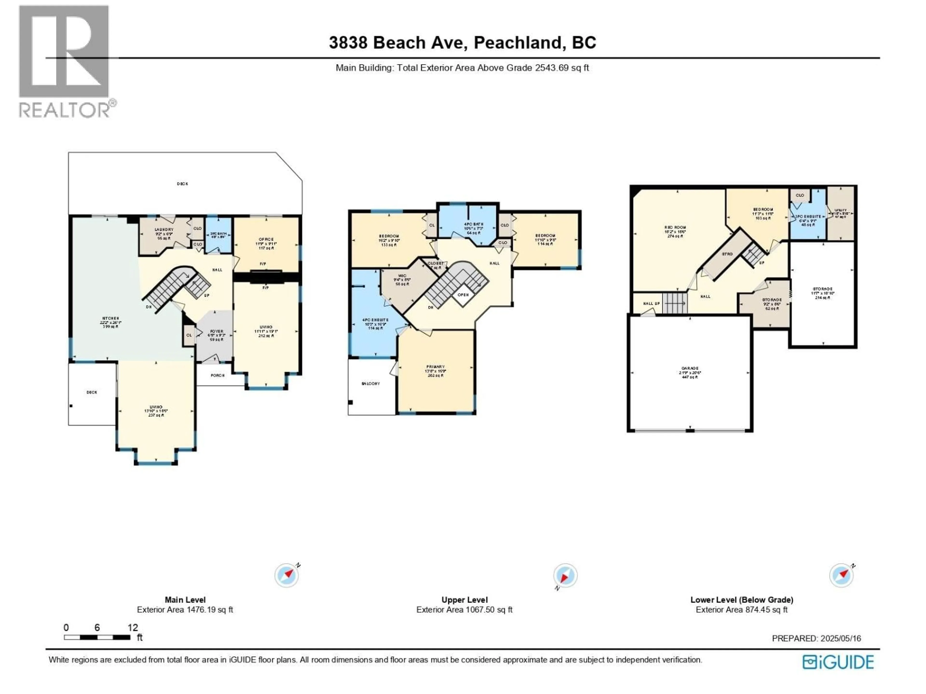 Floor plan for 3838 BEACH AVENUE, Peachland British Columbia V0H1X1