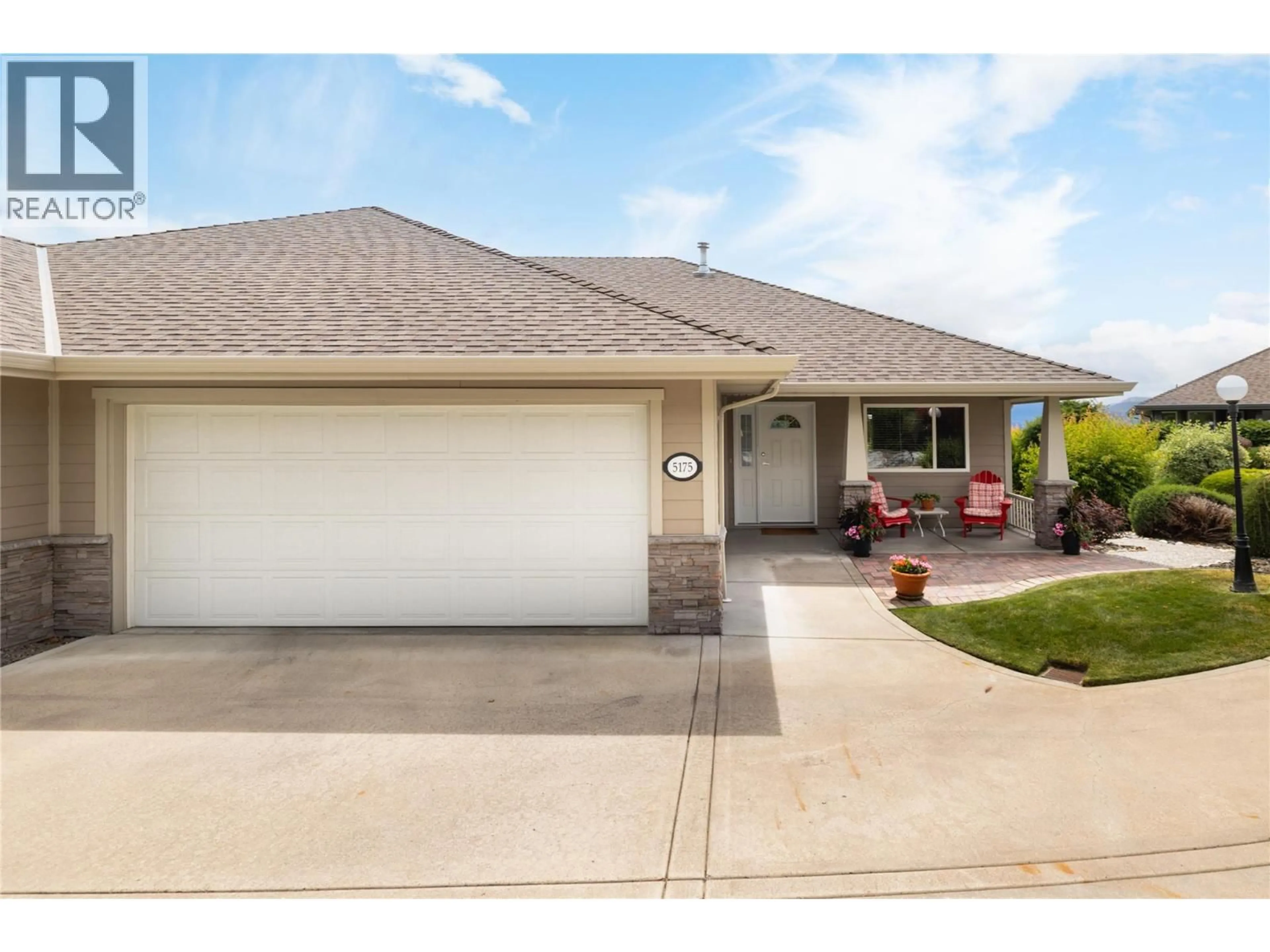 Home with vinyl exterior material, street for 5175 SANDHILLS DRIVE, Kelowna British Columbia V1X7Y7