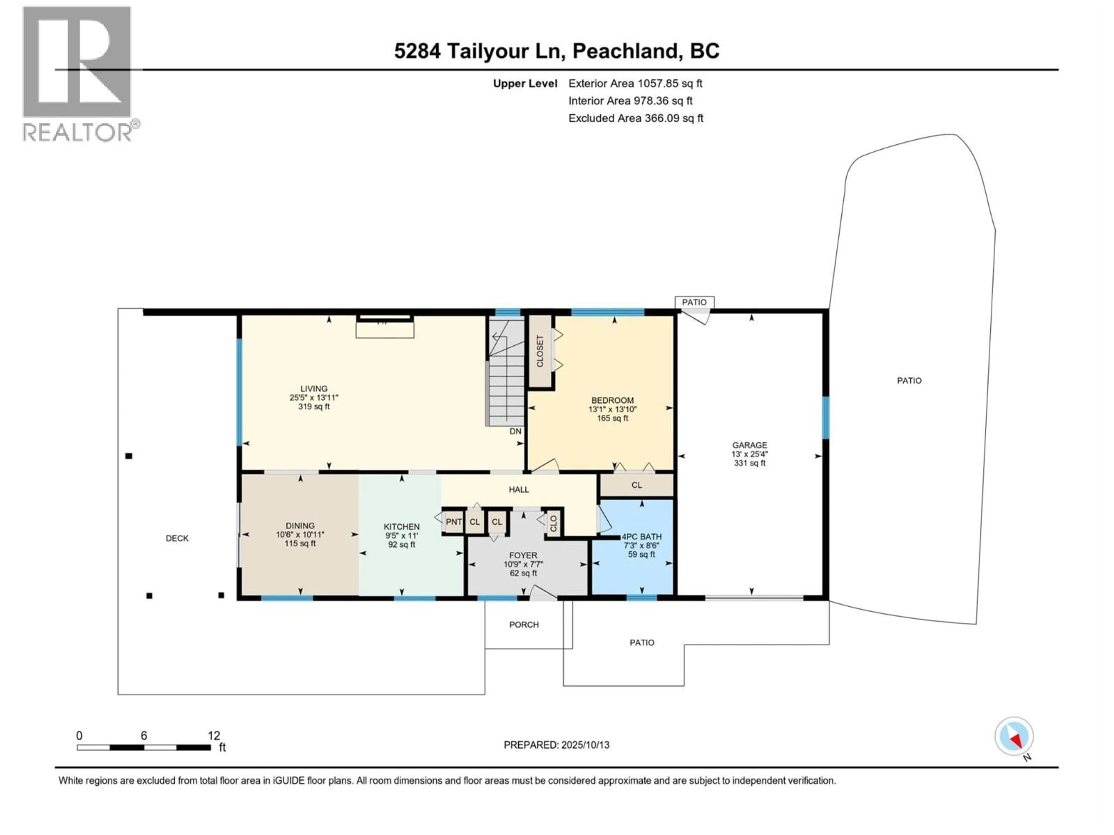 Floor plan for 5284 TAILYOUR LANE, Peachland British Columbia V0H1X1